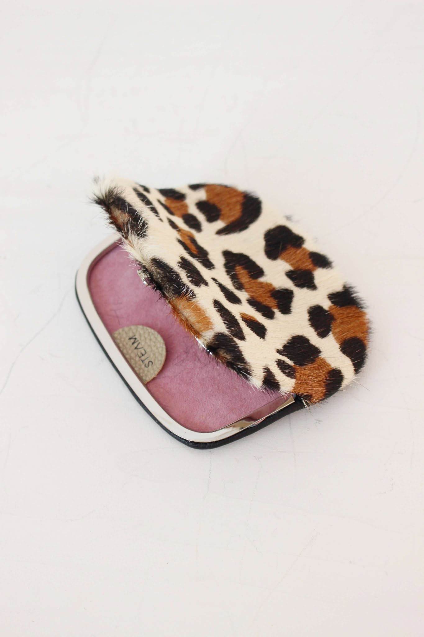 起毛レオパード×ブラック / パックンケースM