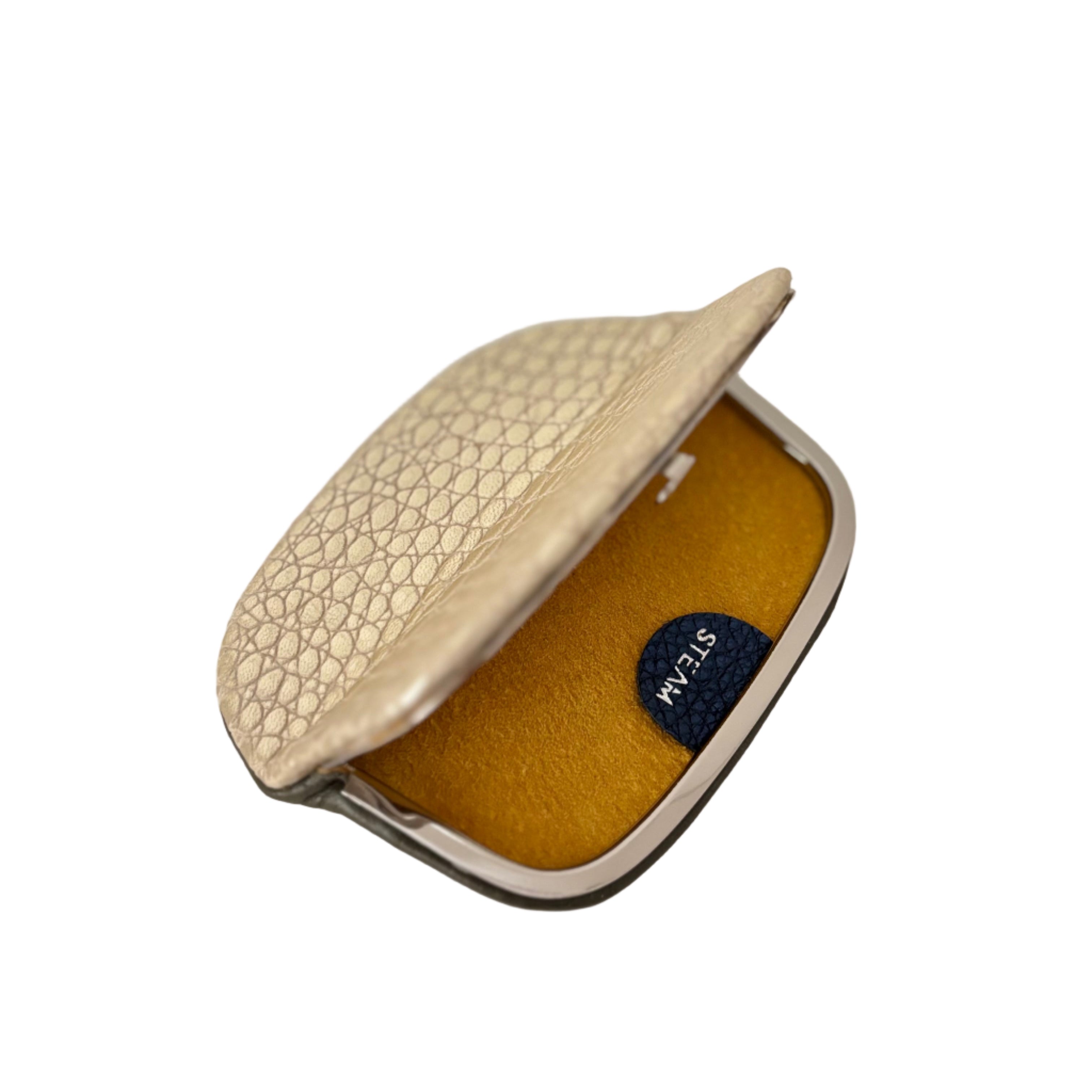 ゴールドクロコ×カーキ/ パックンケースM