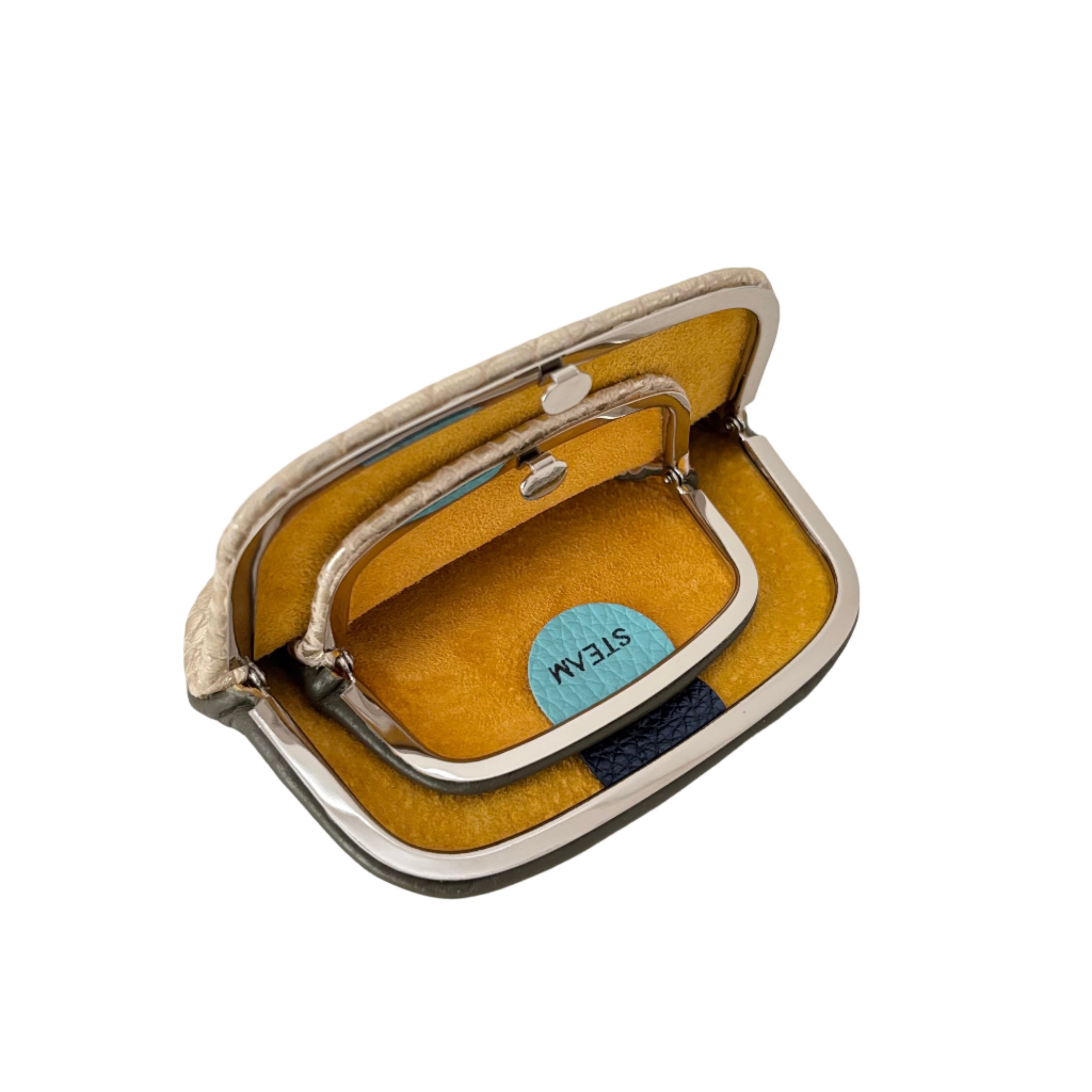 ゴールドクロコ×カーキ / パックンケースS