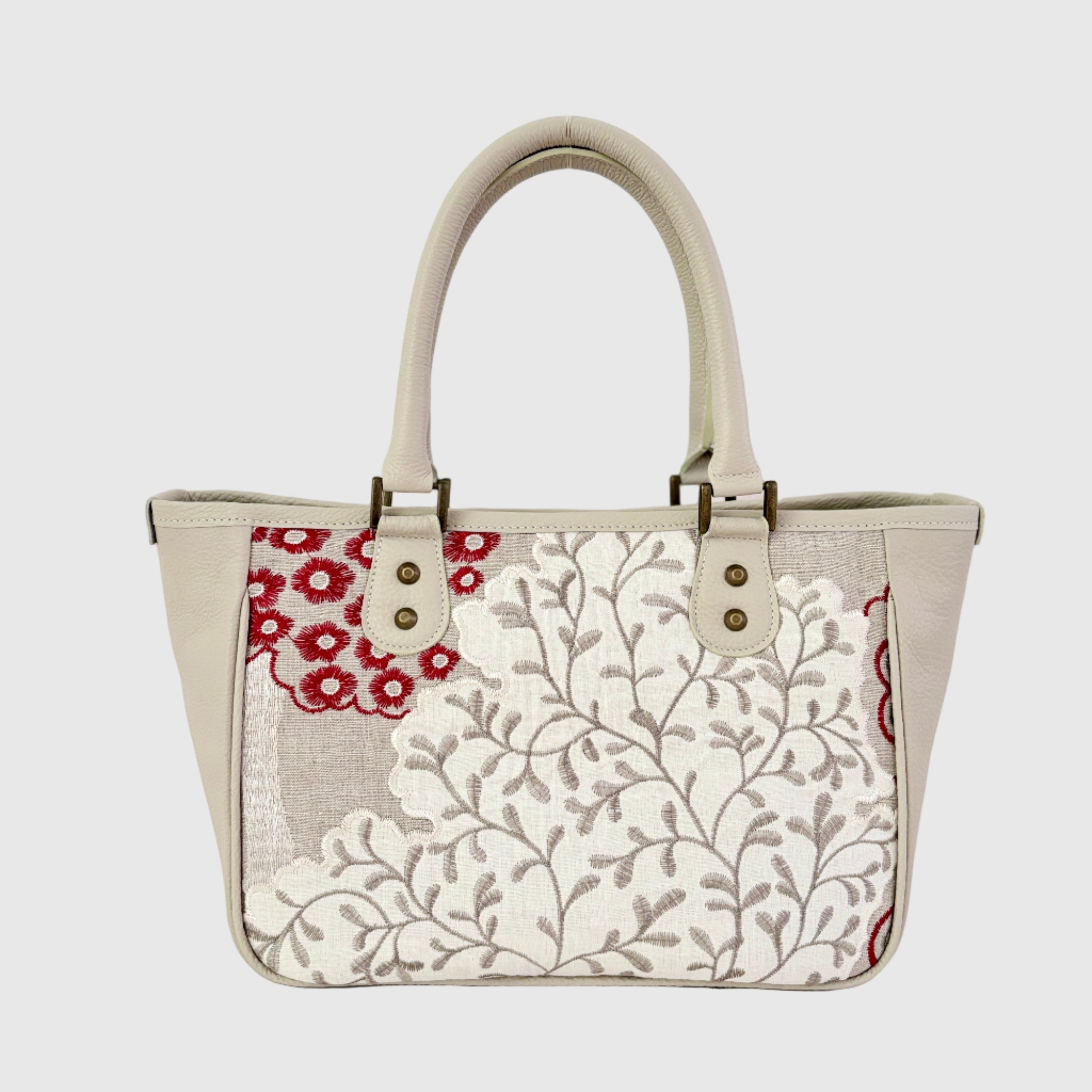 レッドフォレスト×オフホワイトL /  トートバッグS