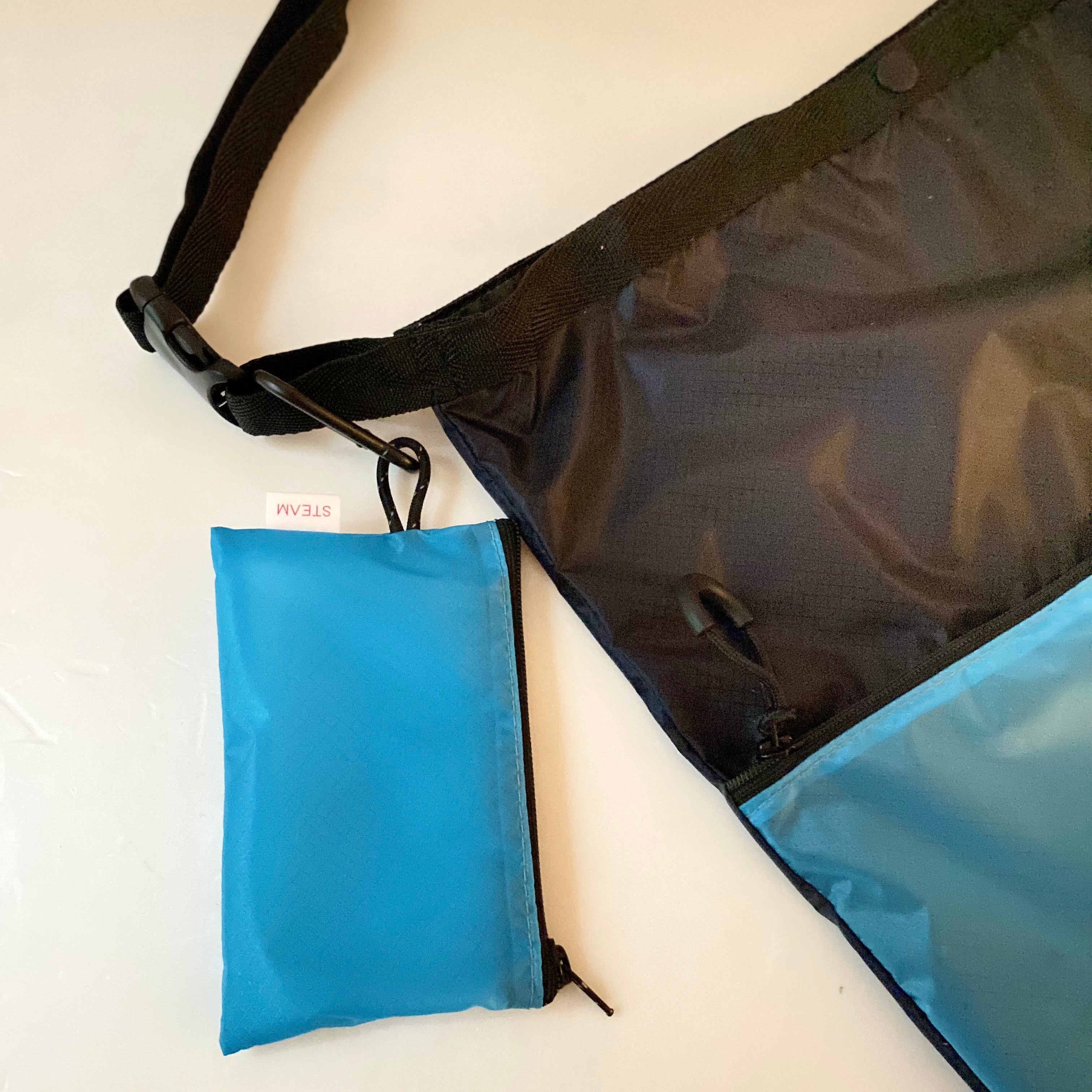 ネイビー×サックス / サコッシュM 1