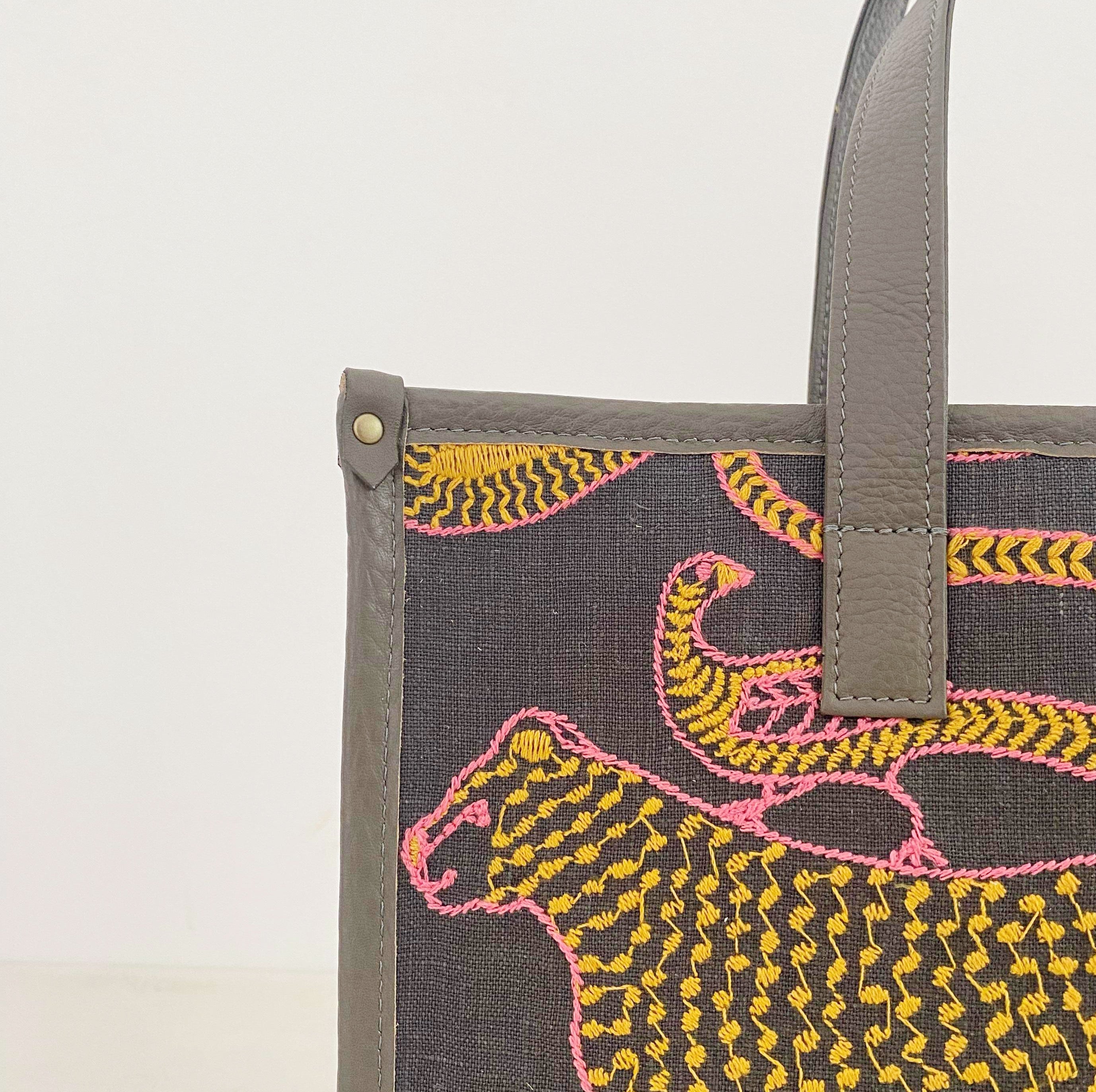 ピンクパンサーL / バーティカルトート ワイドM