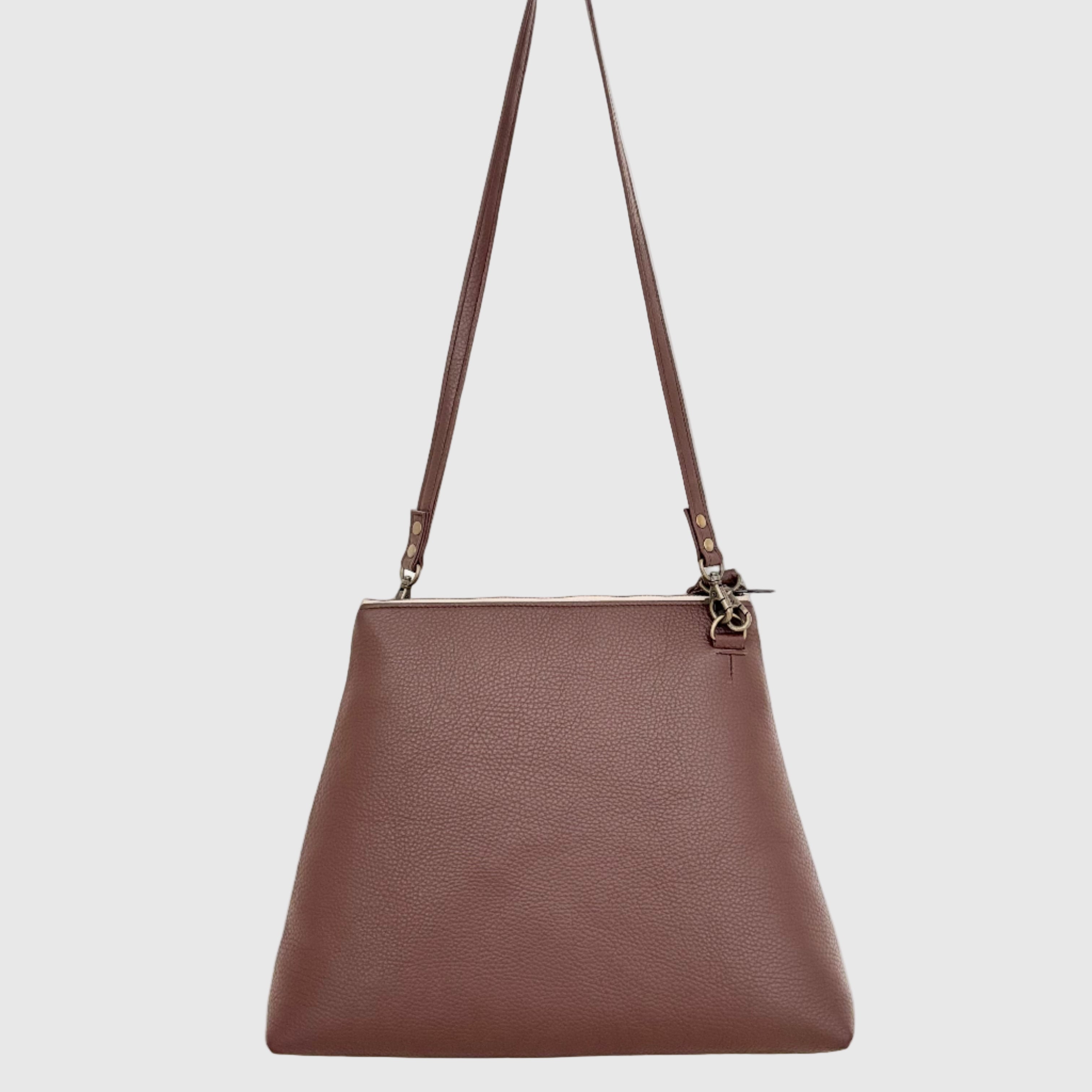 マーブルクロスステッチゴールド L / フラットポシェットM