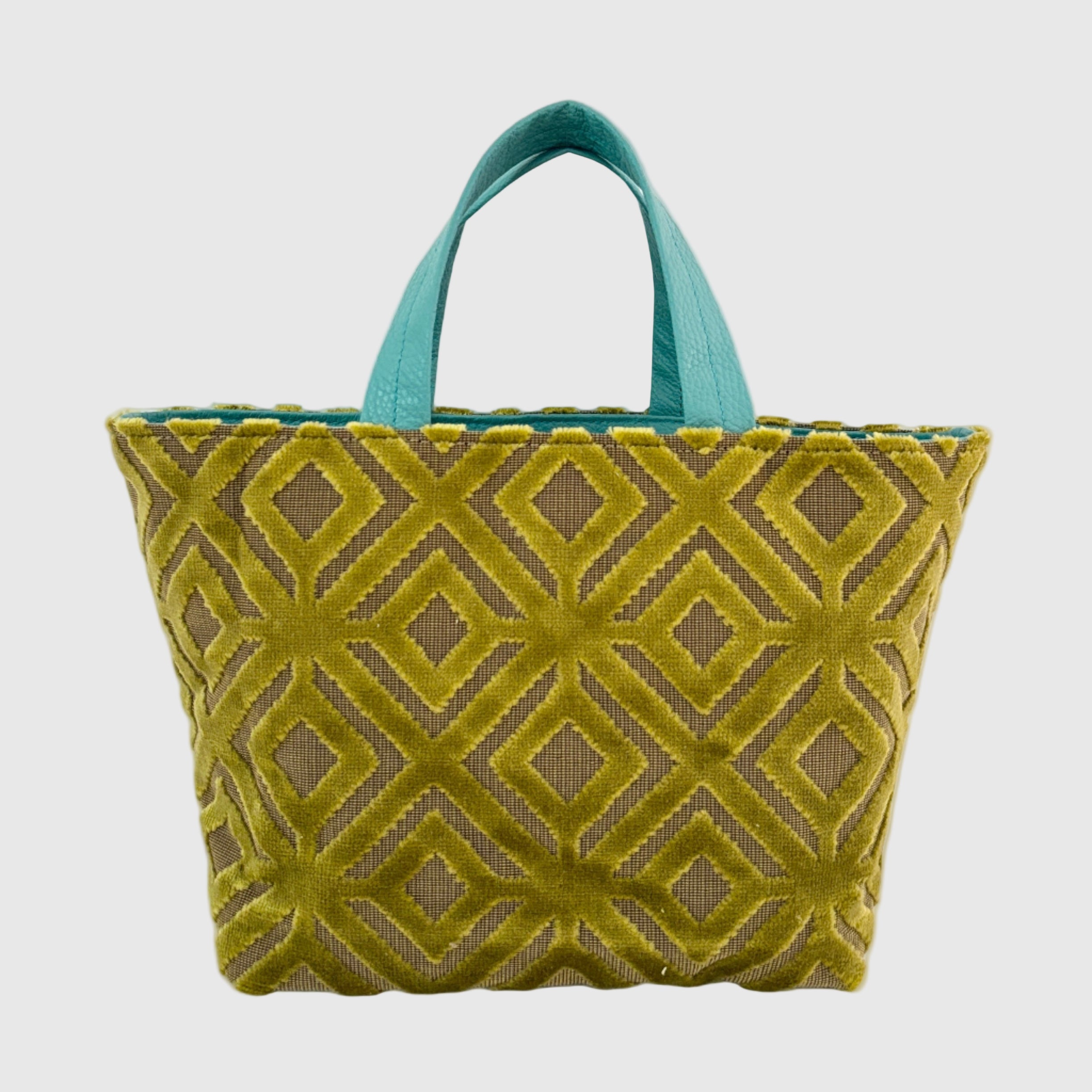 ベロアマスタードイエロー / ボートバッグS