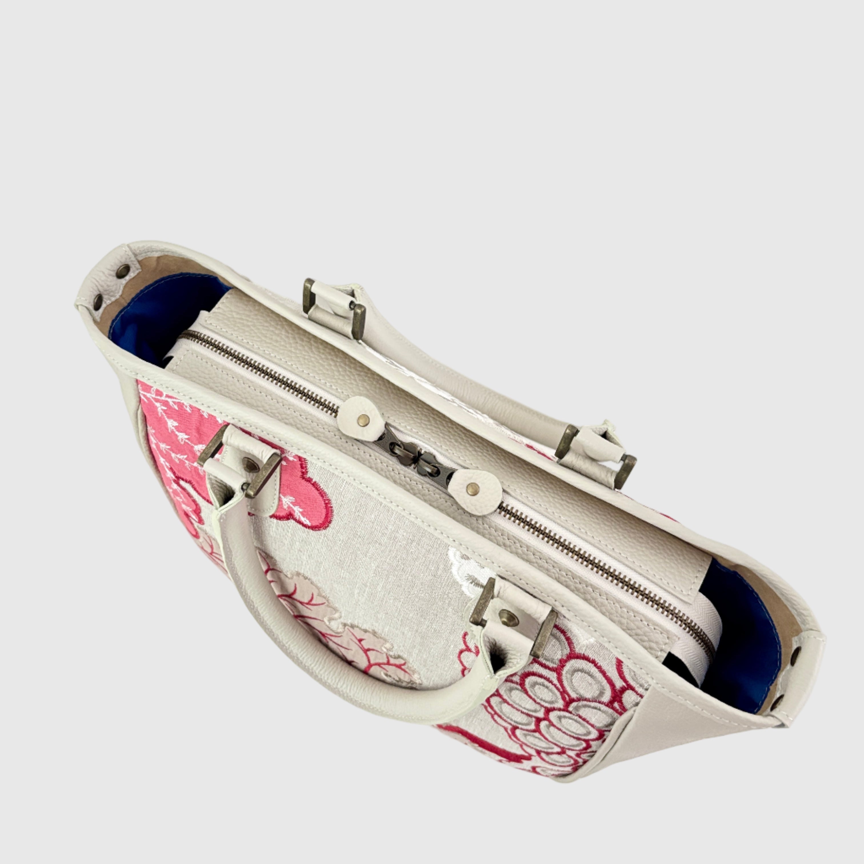 レッドフォレスト×オフホワイトL /  トートバッグS