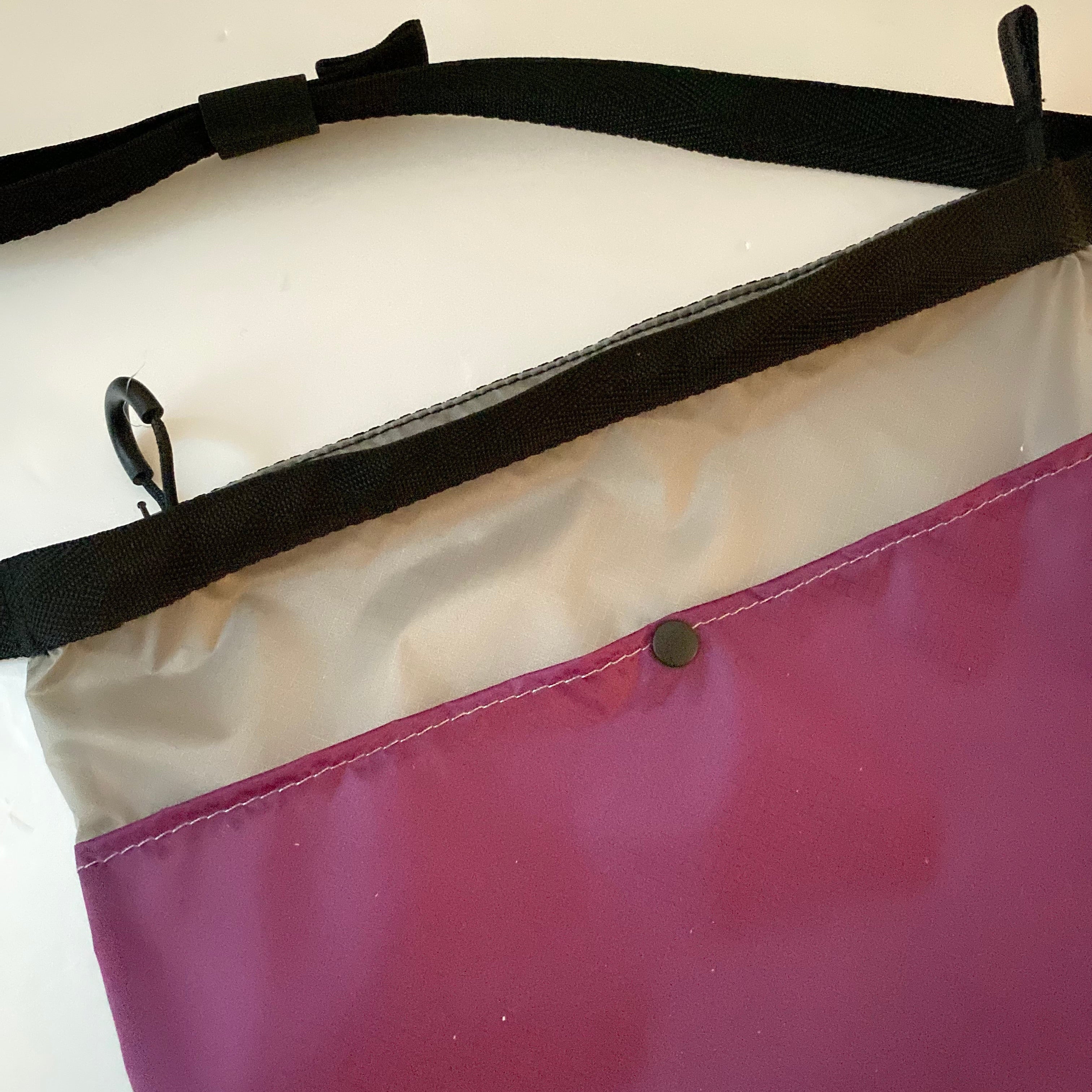 シルバーグレー×グレープ / サコッシュS