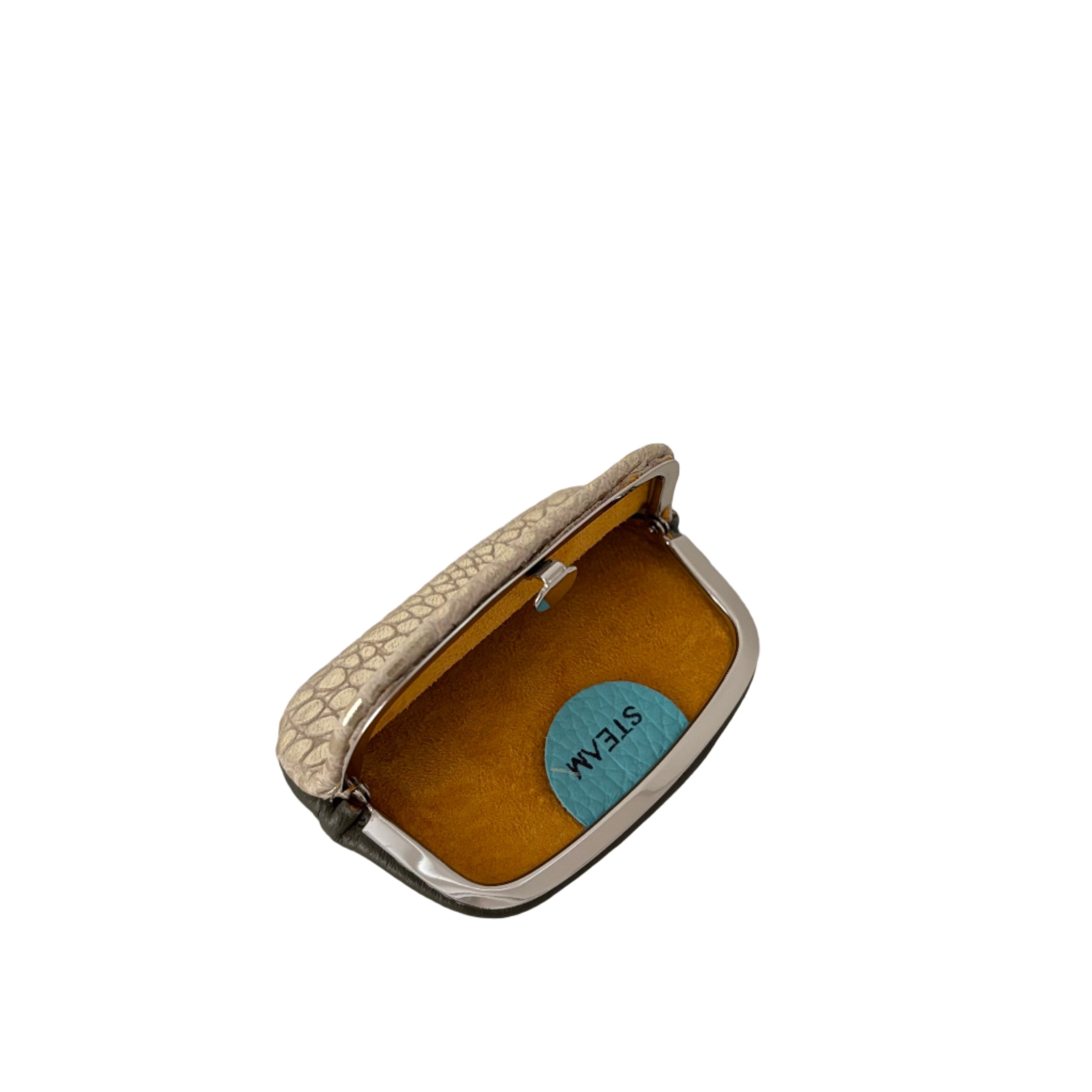 ゴールドクロコ×カーキ / パックンケースS