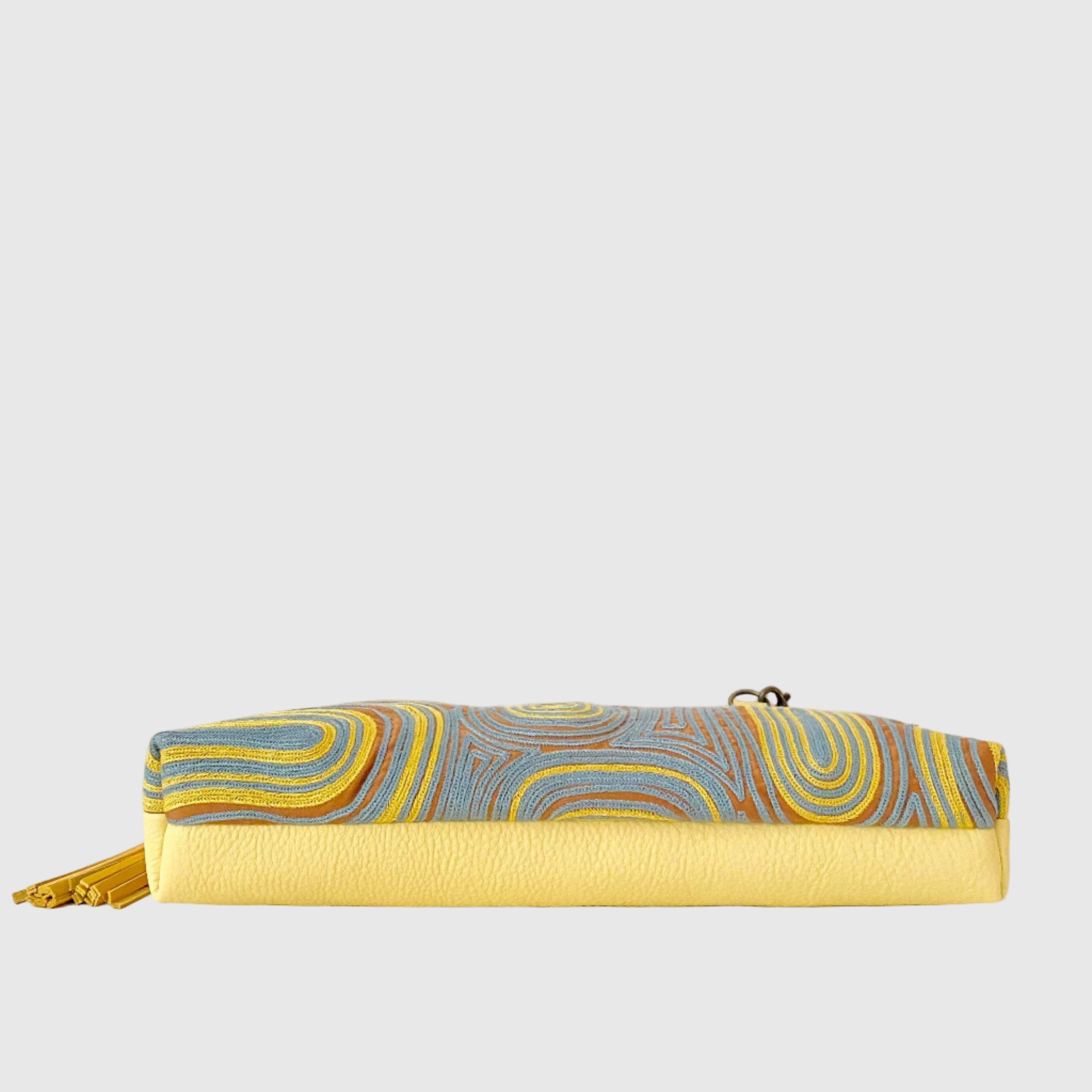 イエローブルーオーシャニー XL / フラットポシェットM