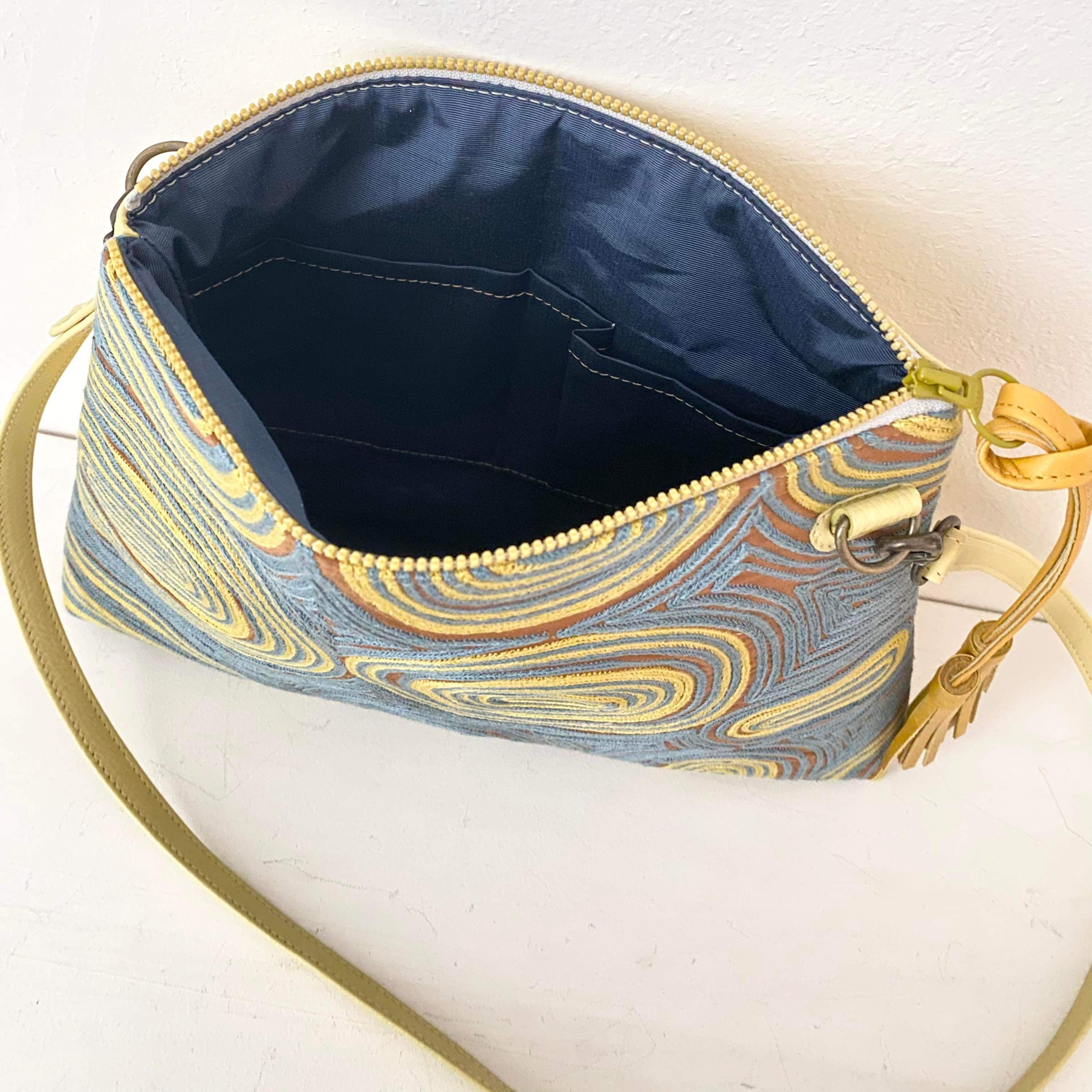 イエローブルーオーシャニー XL / フラットポシェットM