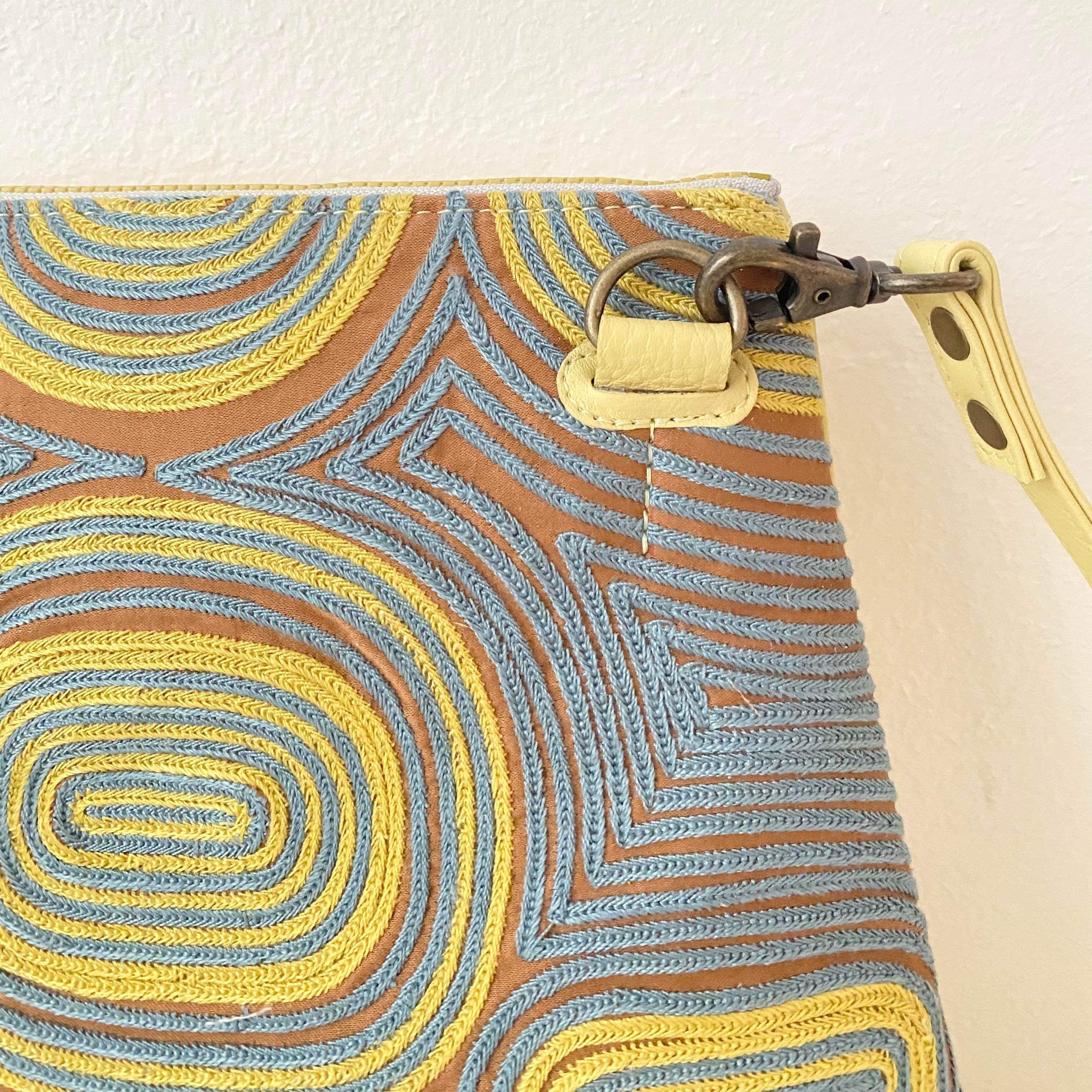 イエローブルーオーシャニー XL / フラットポシェットM