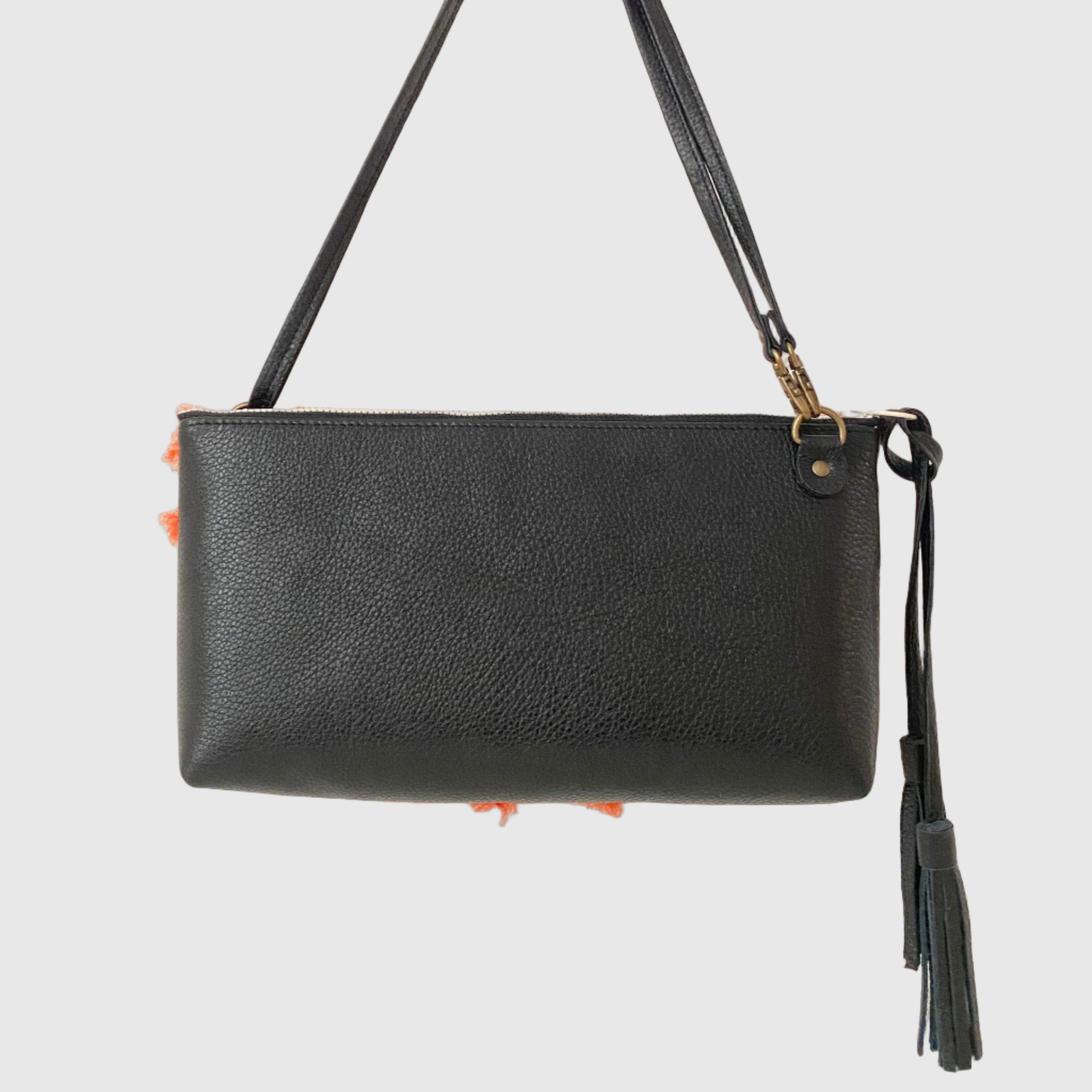 オレンジボンボン S / フラットポシェット