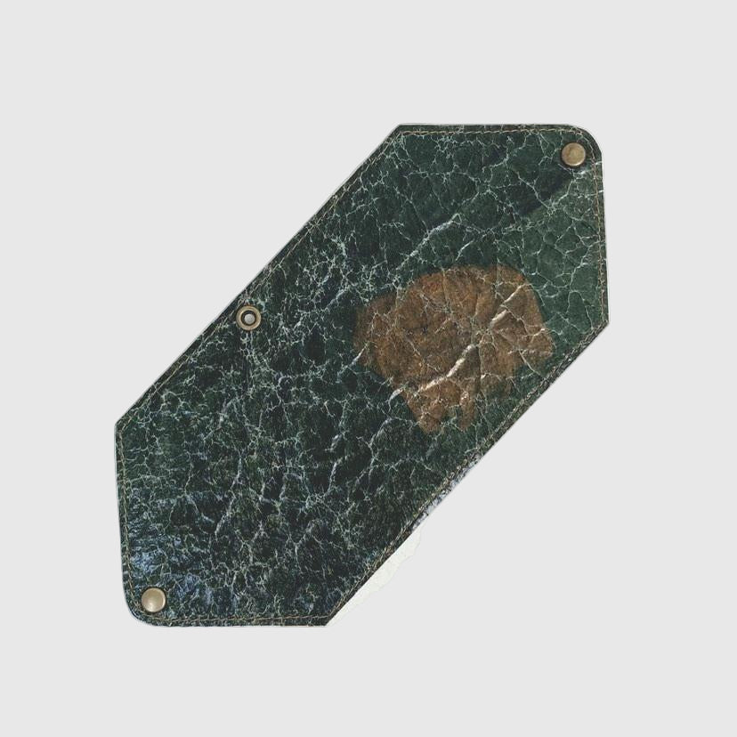フォレストグリーン・コッパーレザー / マスクケース