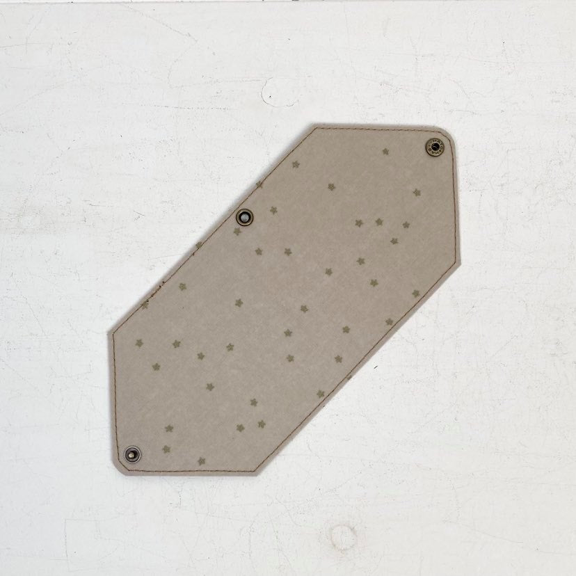 ピンク＆ブラウン パイソンレザー / マスクケース