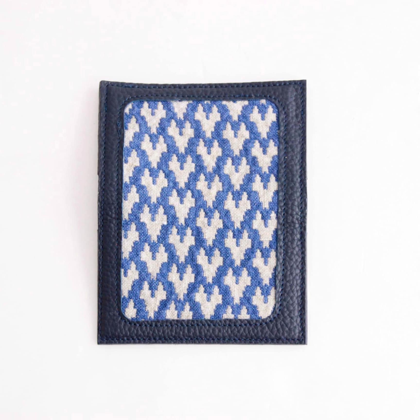 ラファーノデニム×ネイビー／名刺入れ