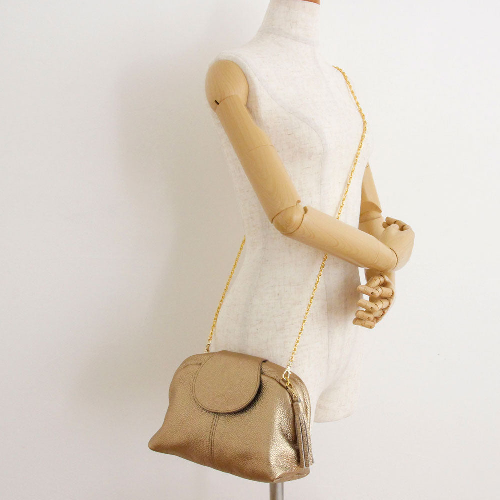 ゴールドシマー  / 口金レザーポシェットM