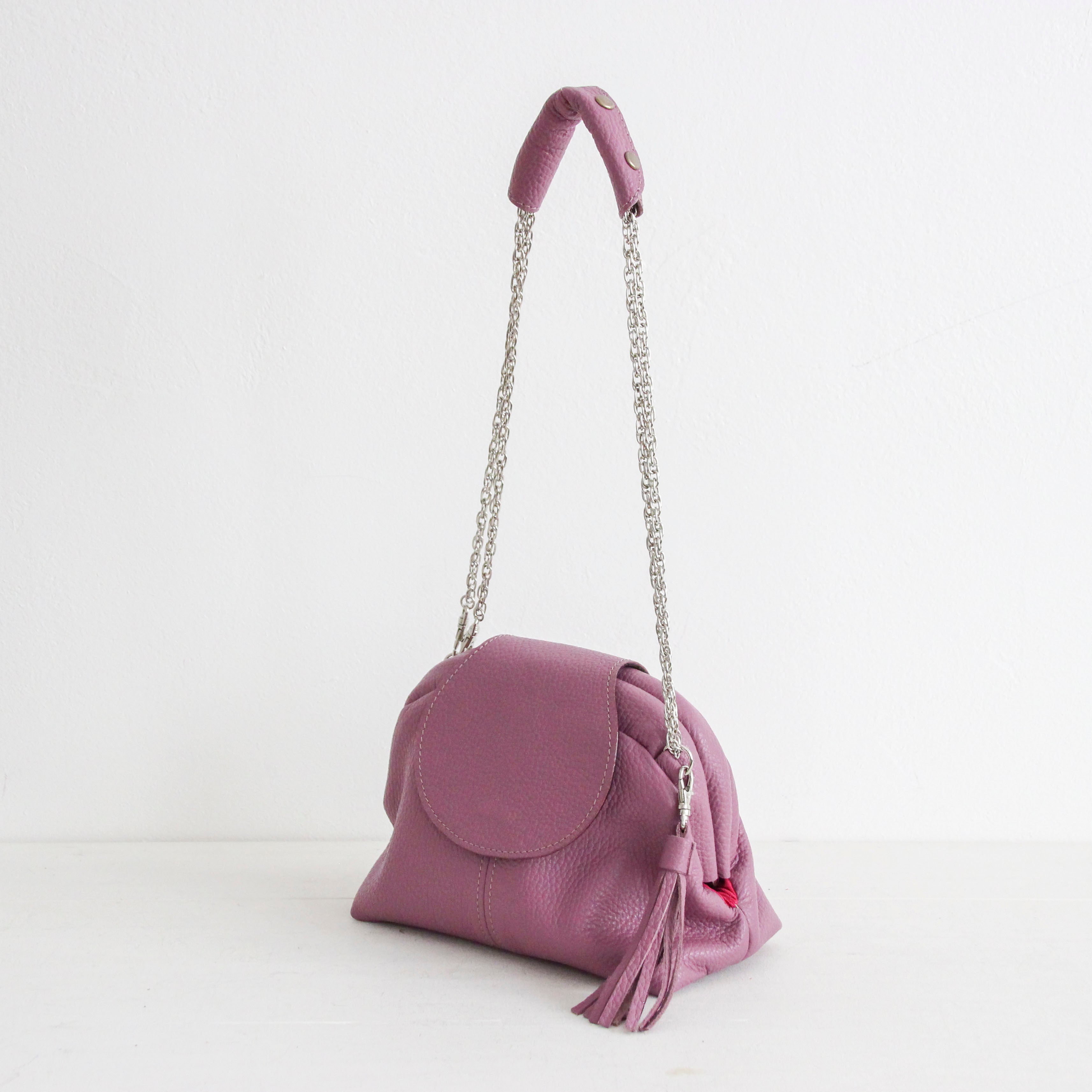 ライラック / 口金レザーポシェットS