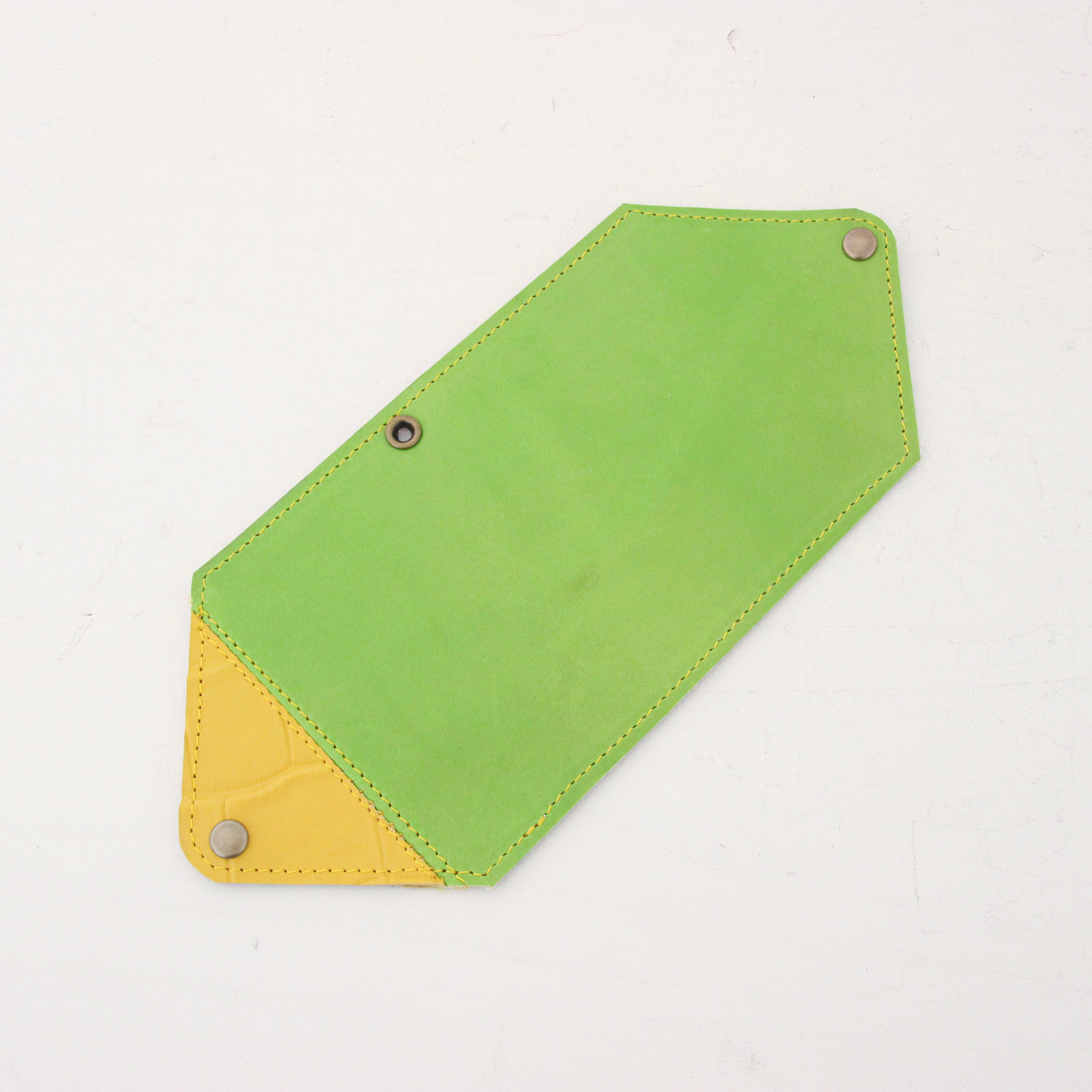 アップルグリーン×イエロー / マスクケース