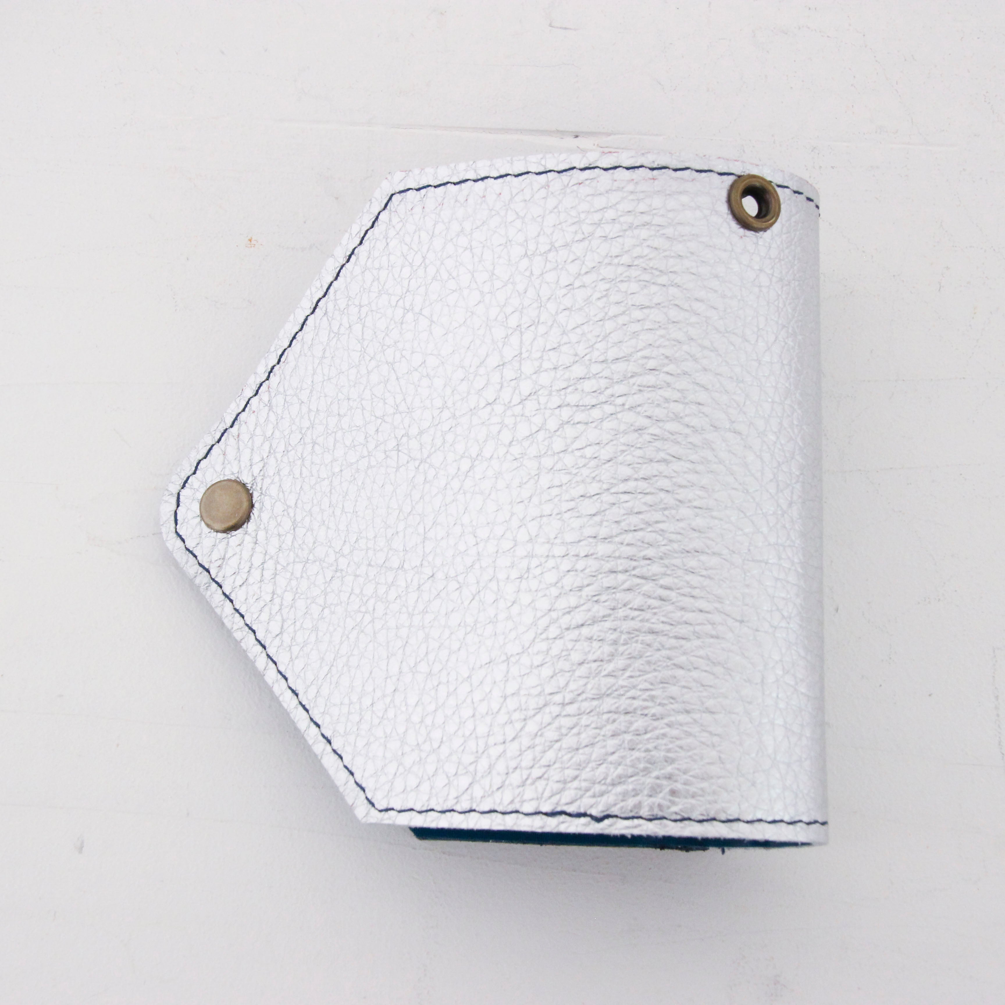 シルバーシマー×ネイビーシマー / マスクケース