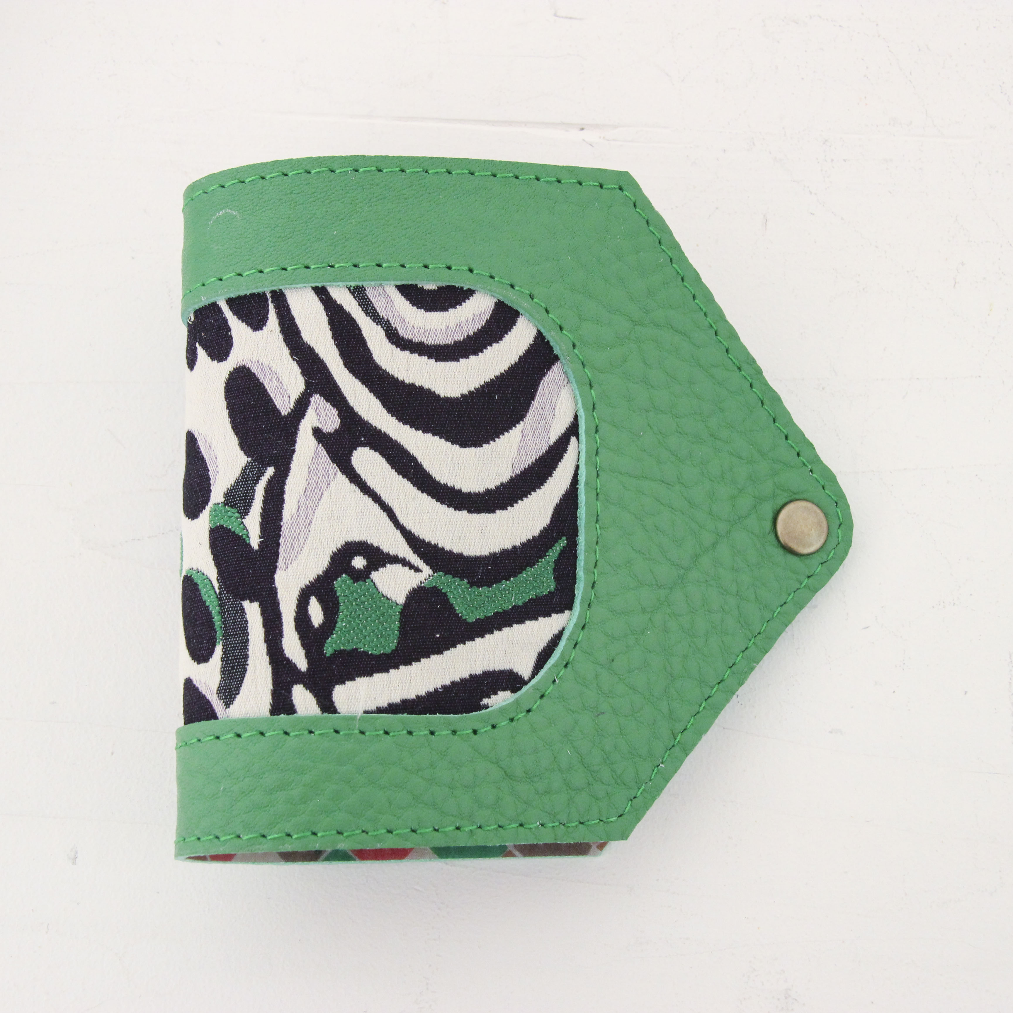 グリーン×ジオメトリックグリーン / マスクケース