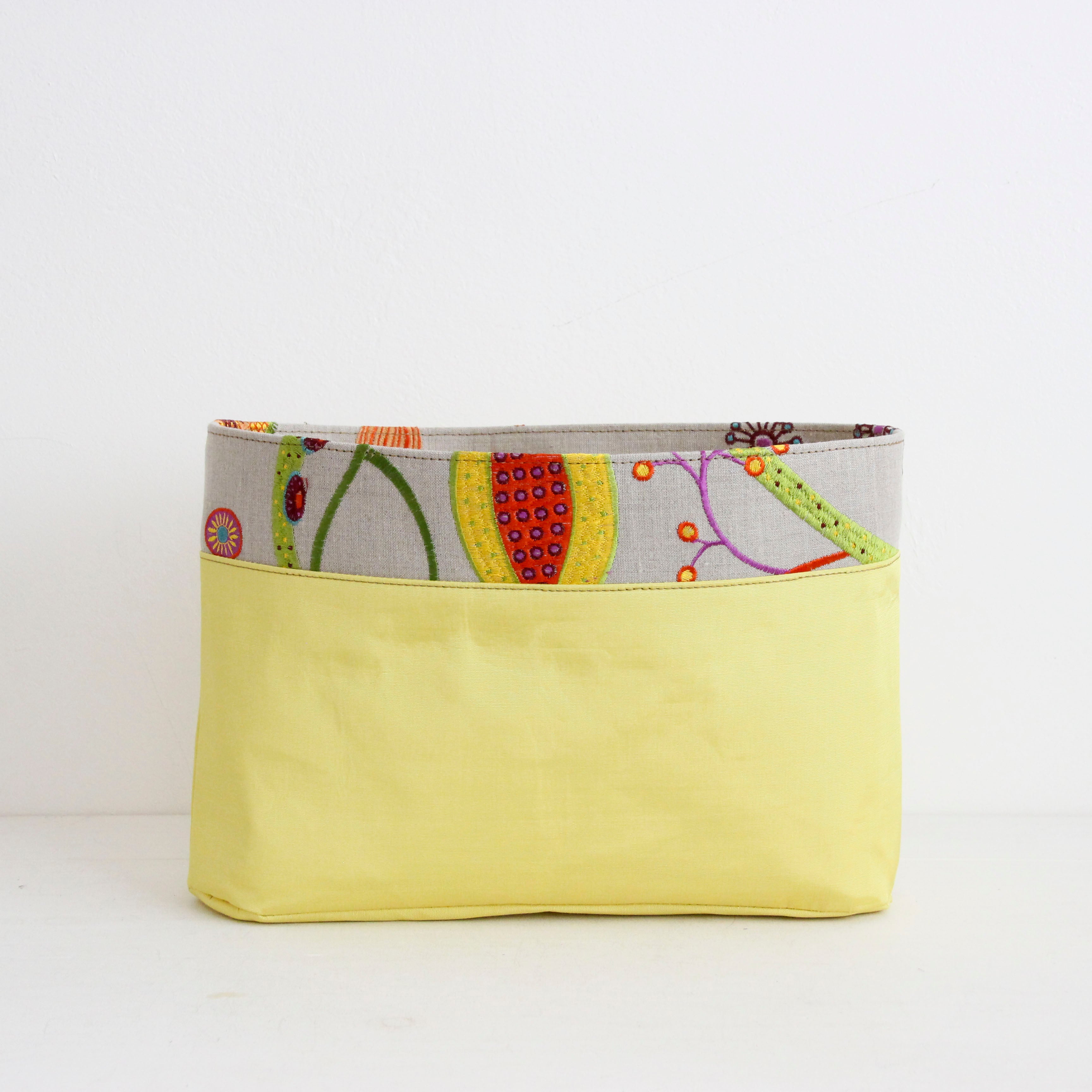 カラフルフルーツリネン / インナーバッグ /かごバッグ Mサイズ用/ SXL