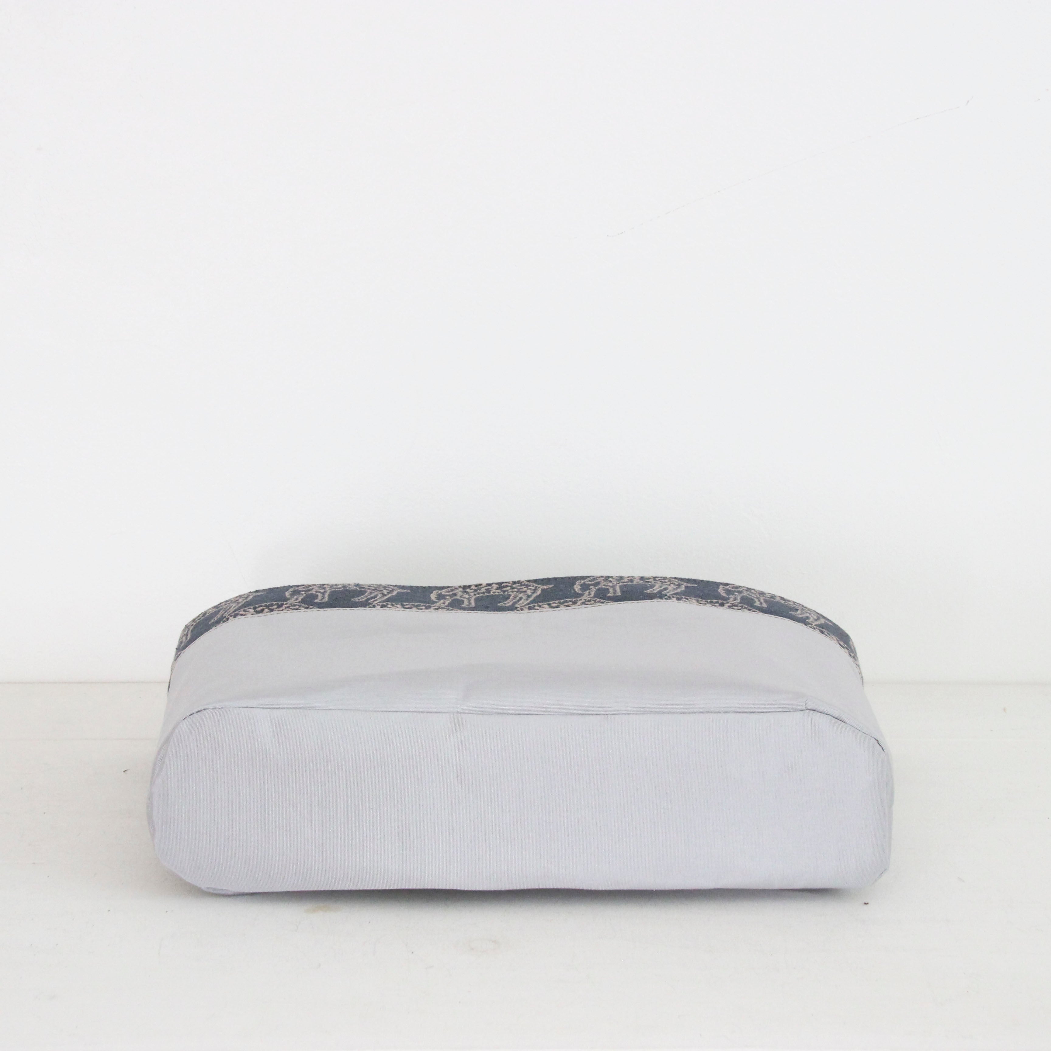 mina'sアニマルブルーグレー / インナーバッグ /かごバッグ Mサイズ用/ SXL