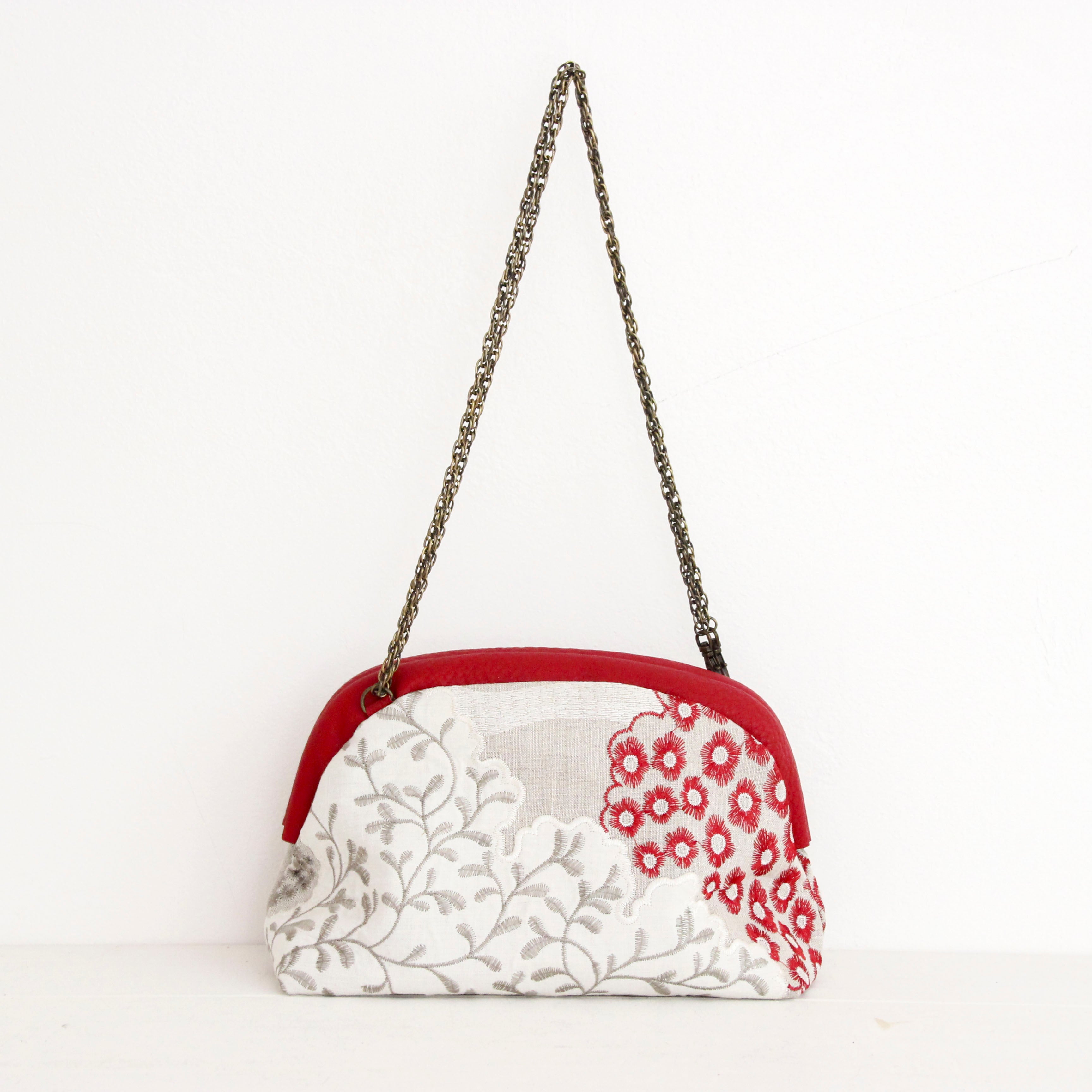 レッドフォレスト XL / 口金ショルダーポーチM