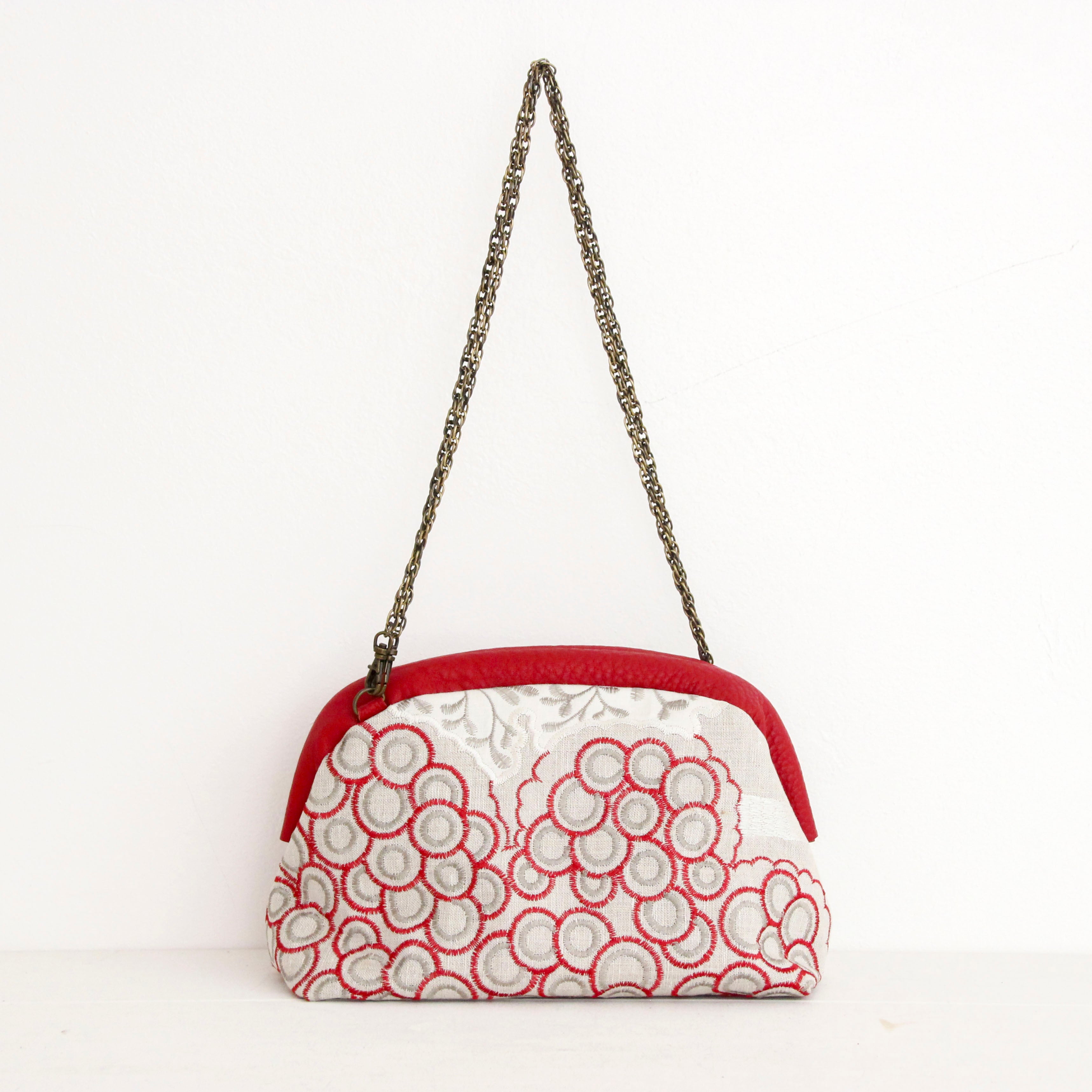 レッドフォレスト XL / 口金ショルダーポーチM