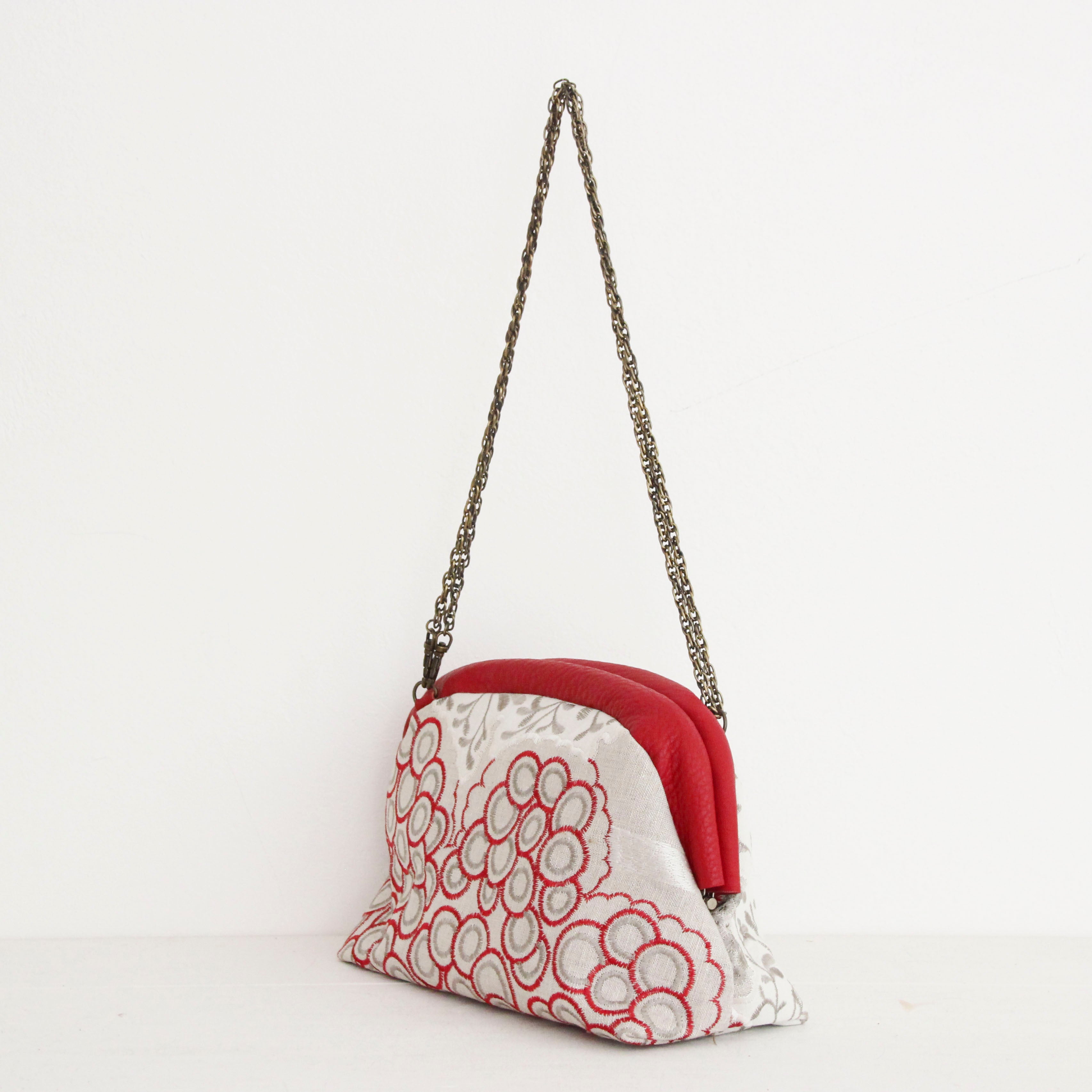 レッドフォレスト XL / 口金ショルダーポーチM