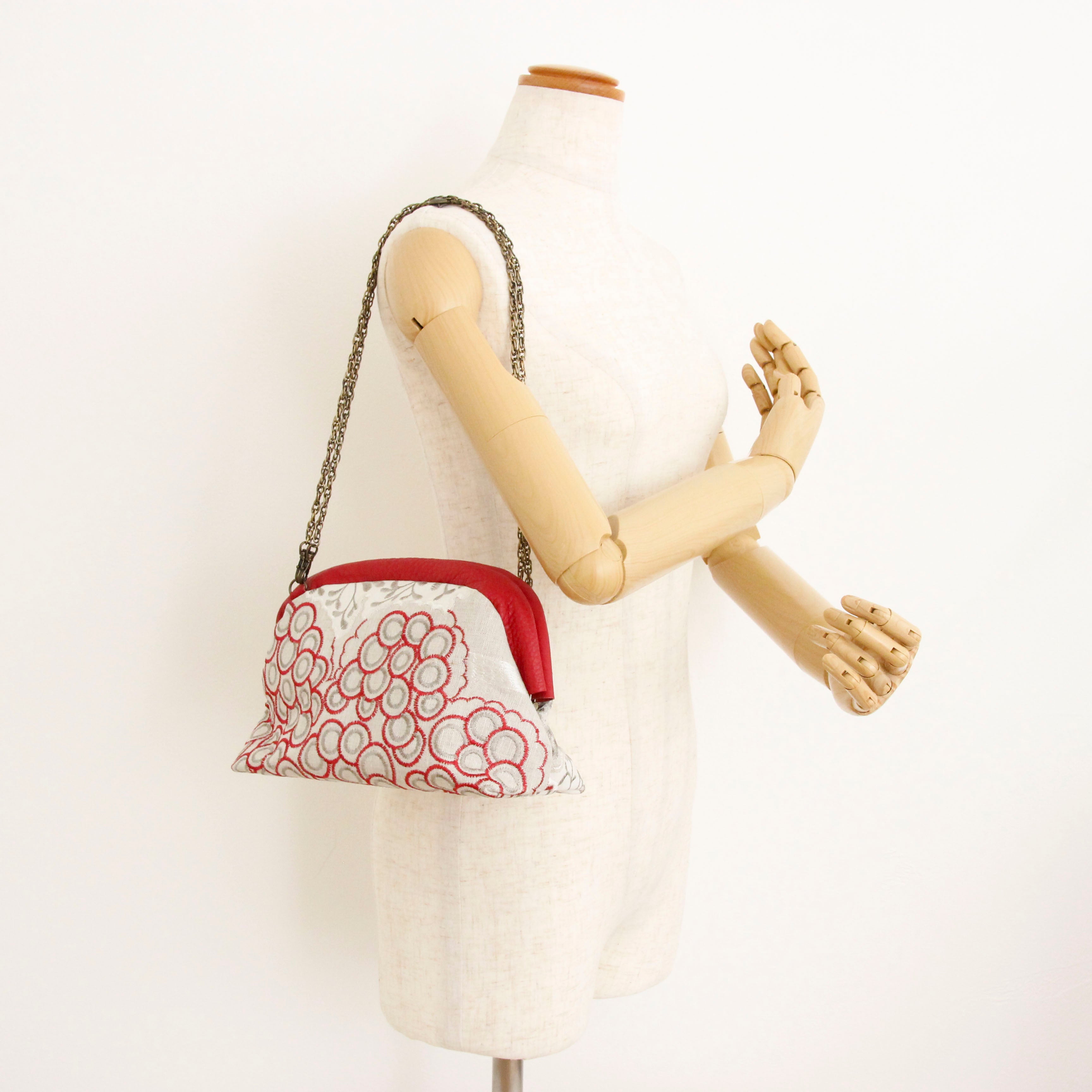 レッドフォレスト XL / 口金ショルダーポーチM