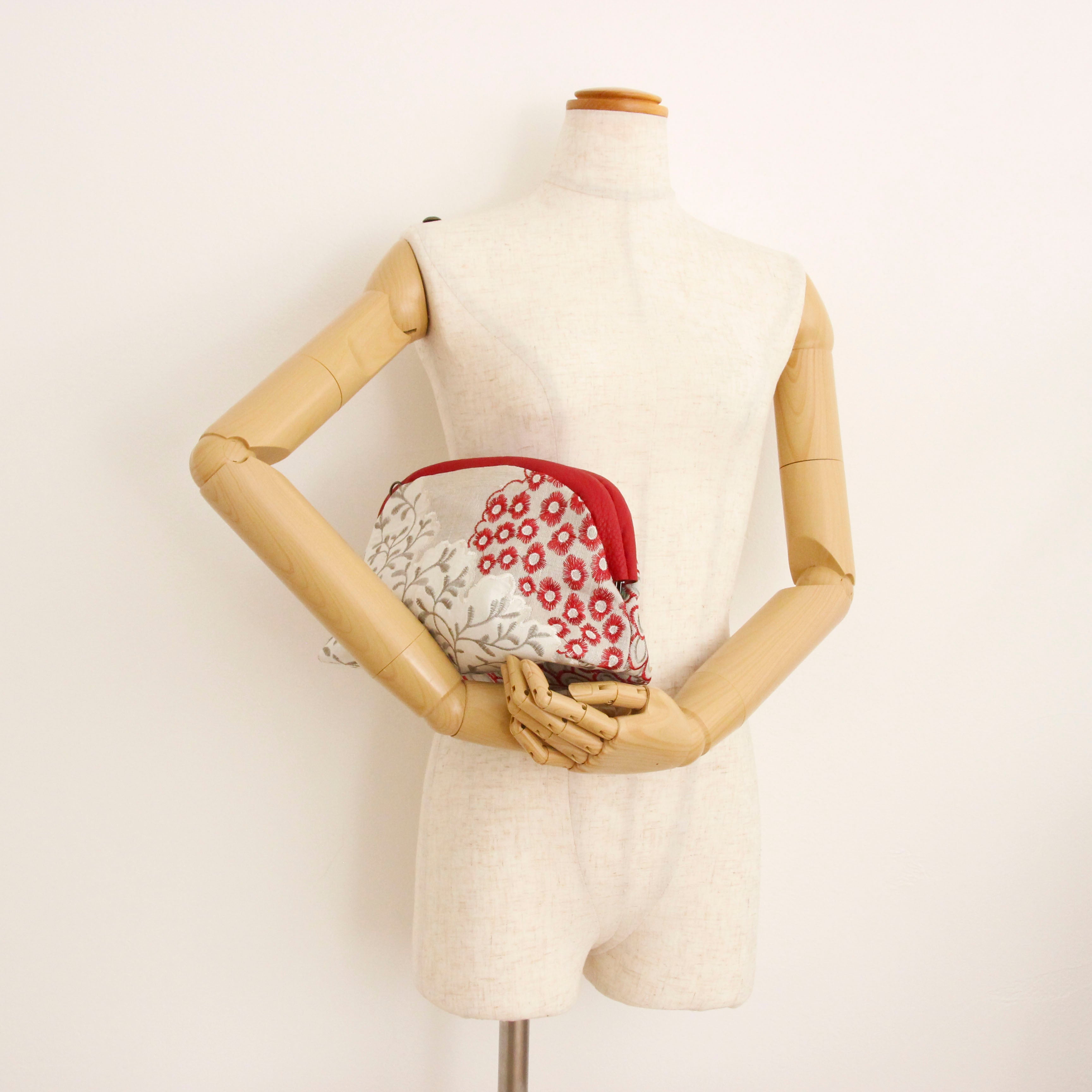 レッドフォレスト XL / 口金ショルダーポーチM