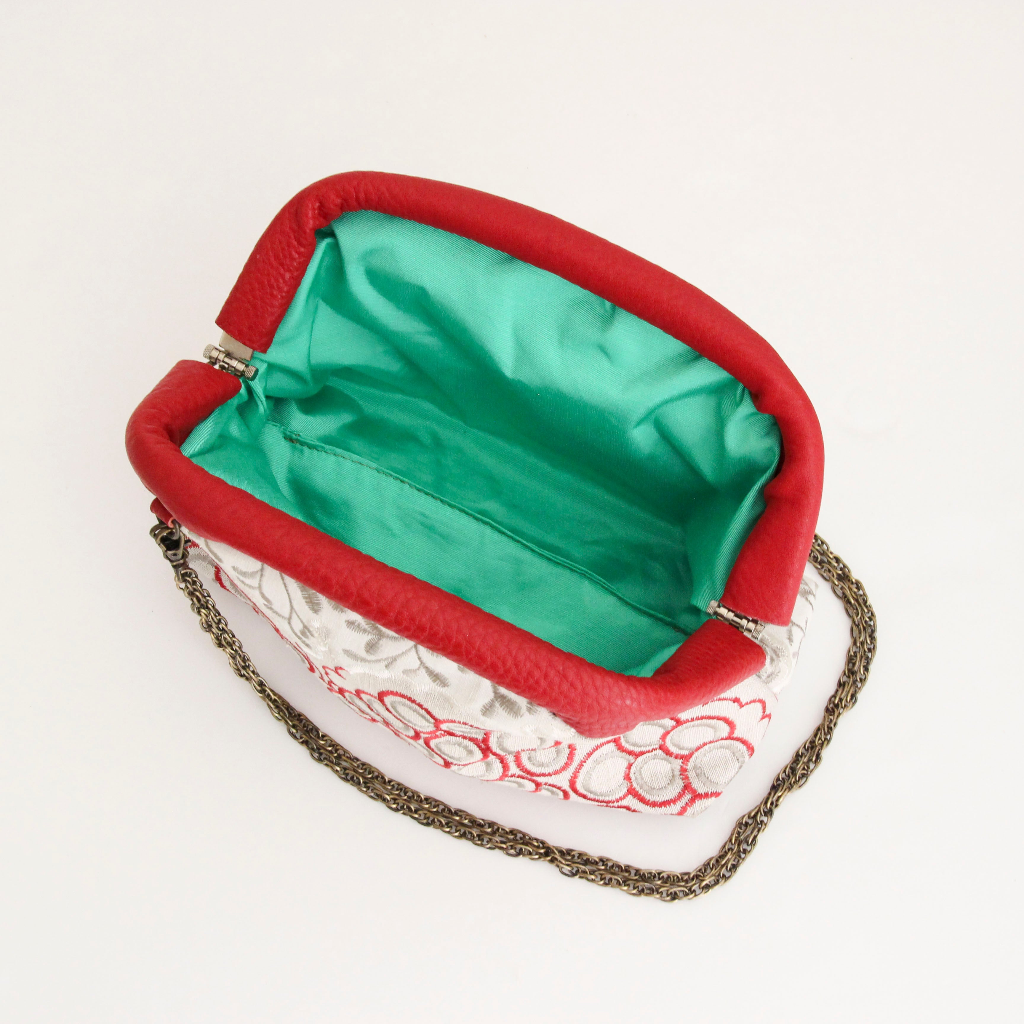 レッドフォレスト XL / 口金ショルダーポーチM