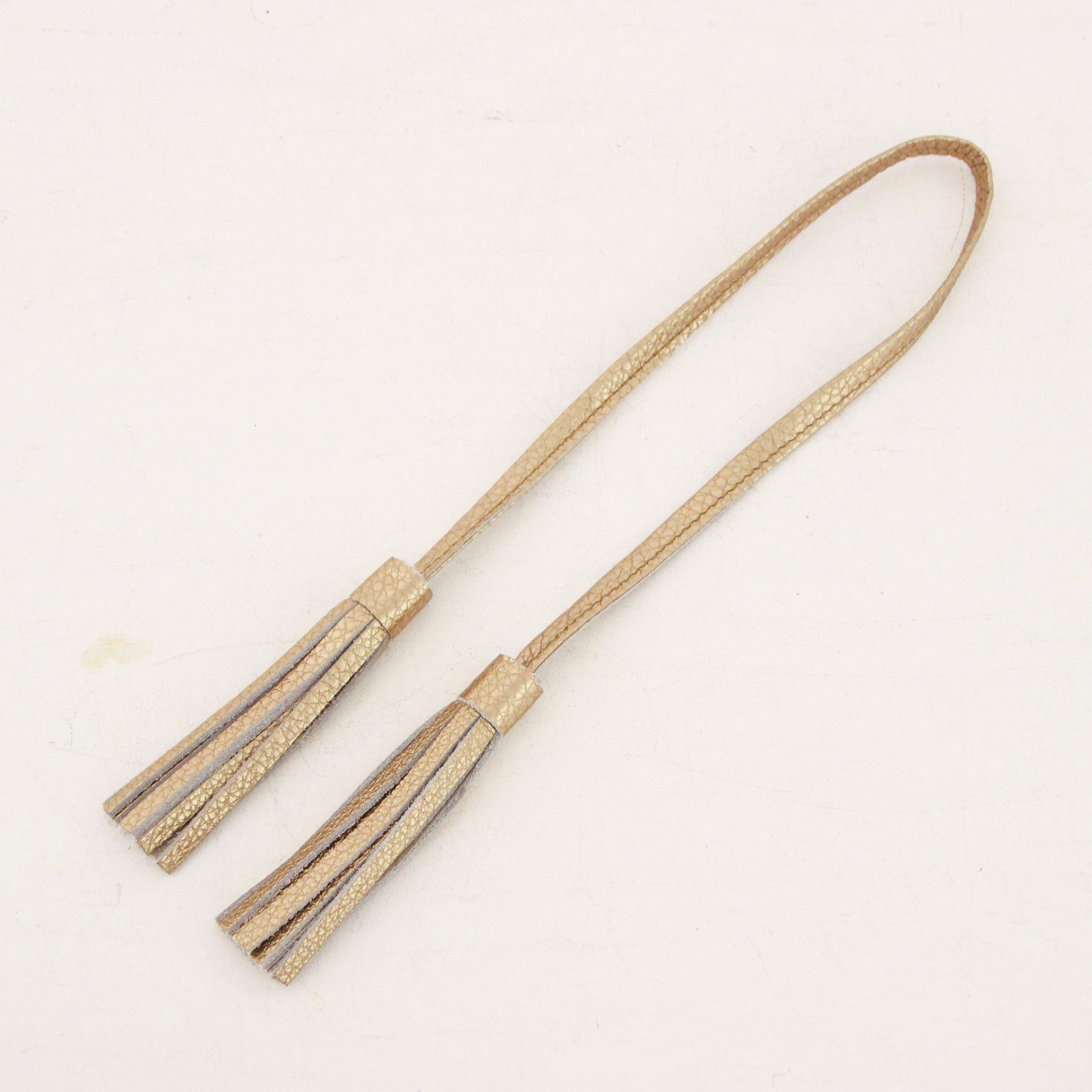 ゴールドシマー / レザータッセル