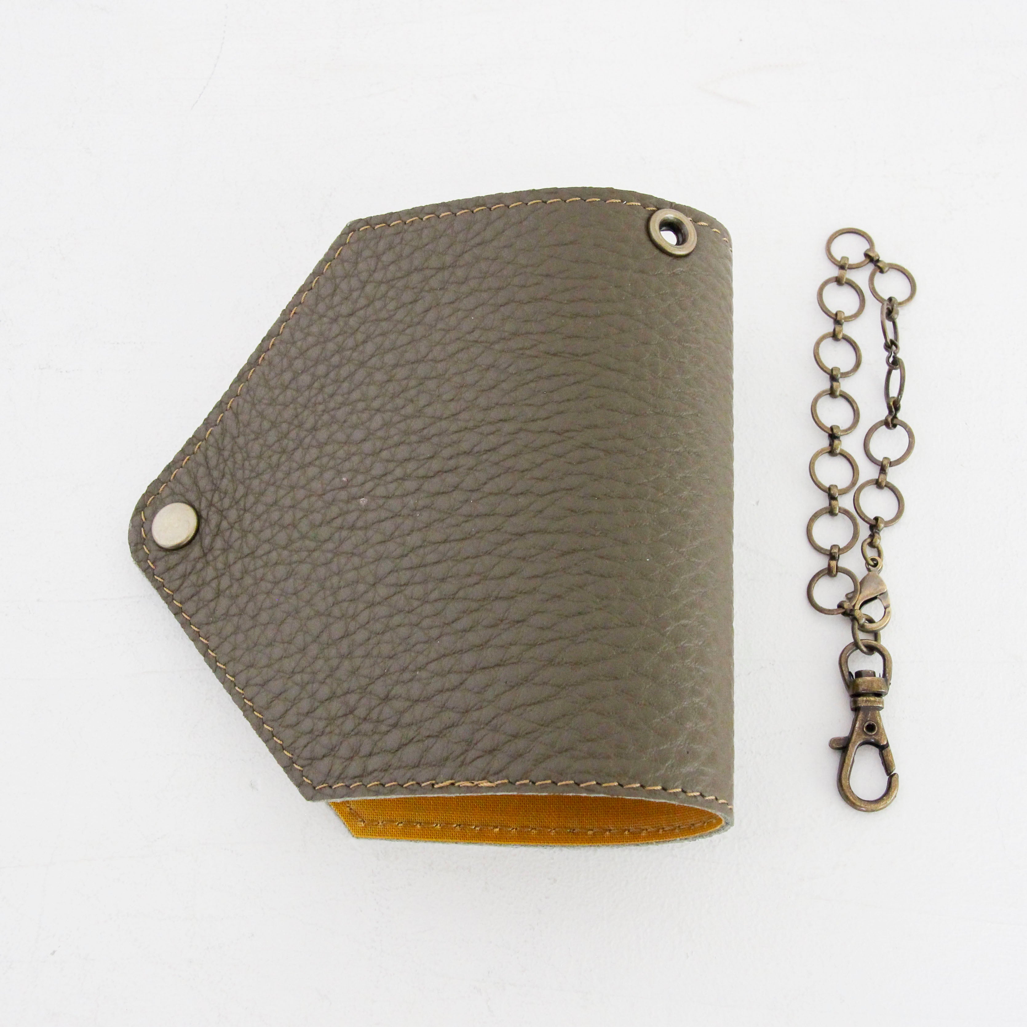 カーキレザー / マスクケース