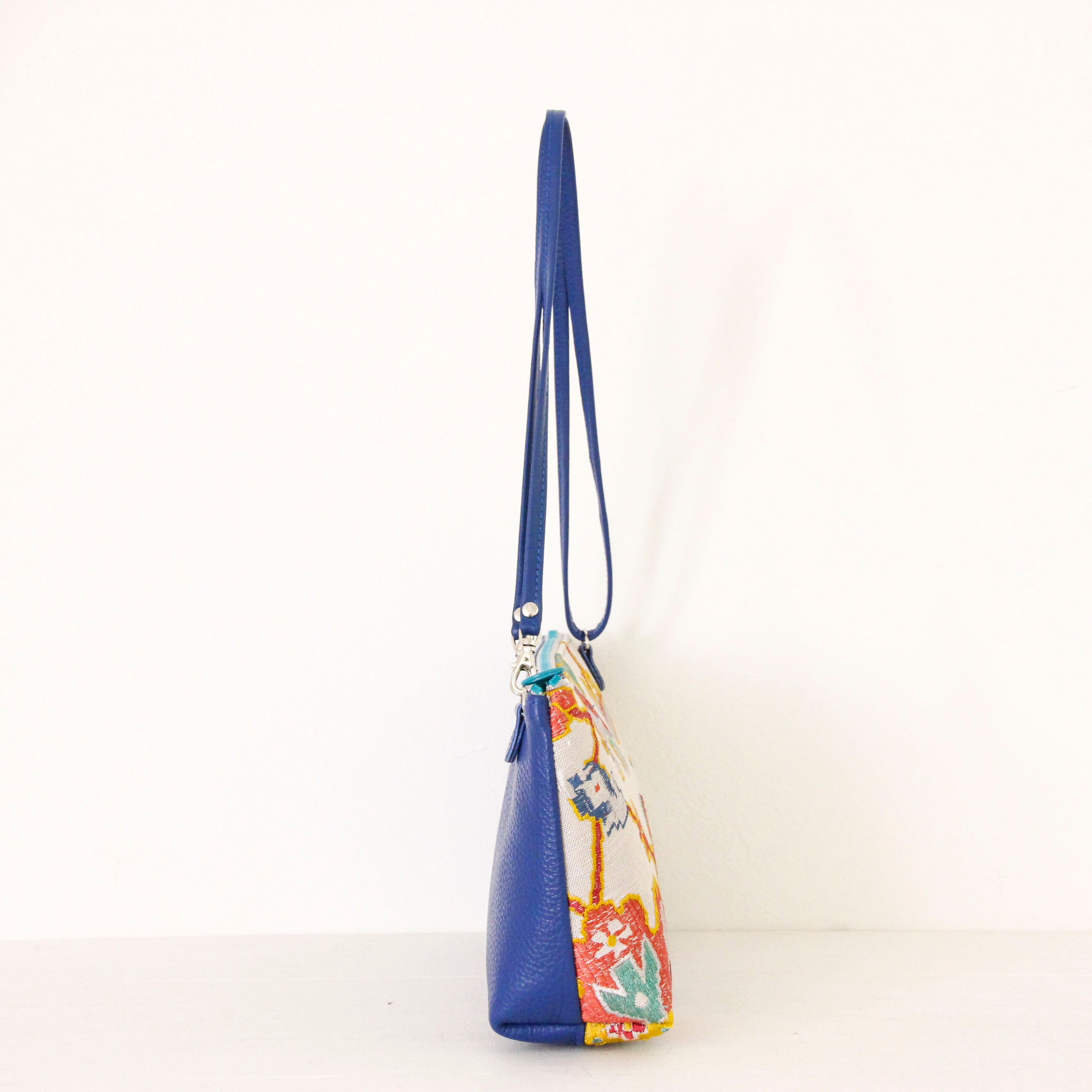 インディアンアニマル×ロイヤルブルーXL / フラットポシェット