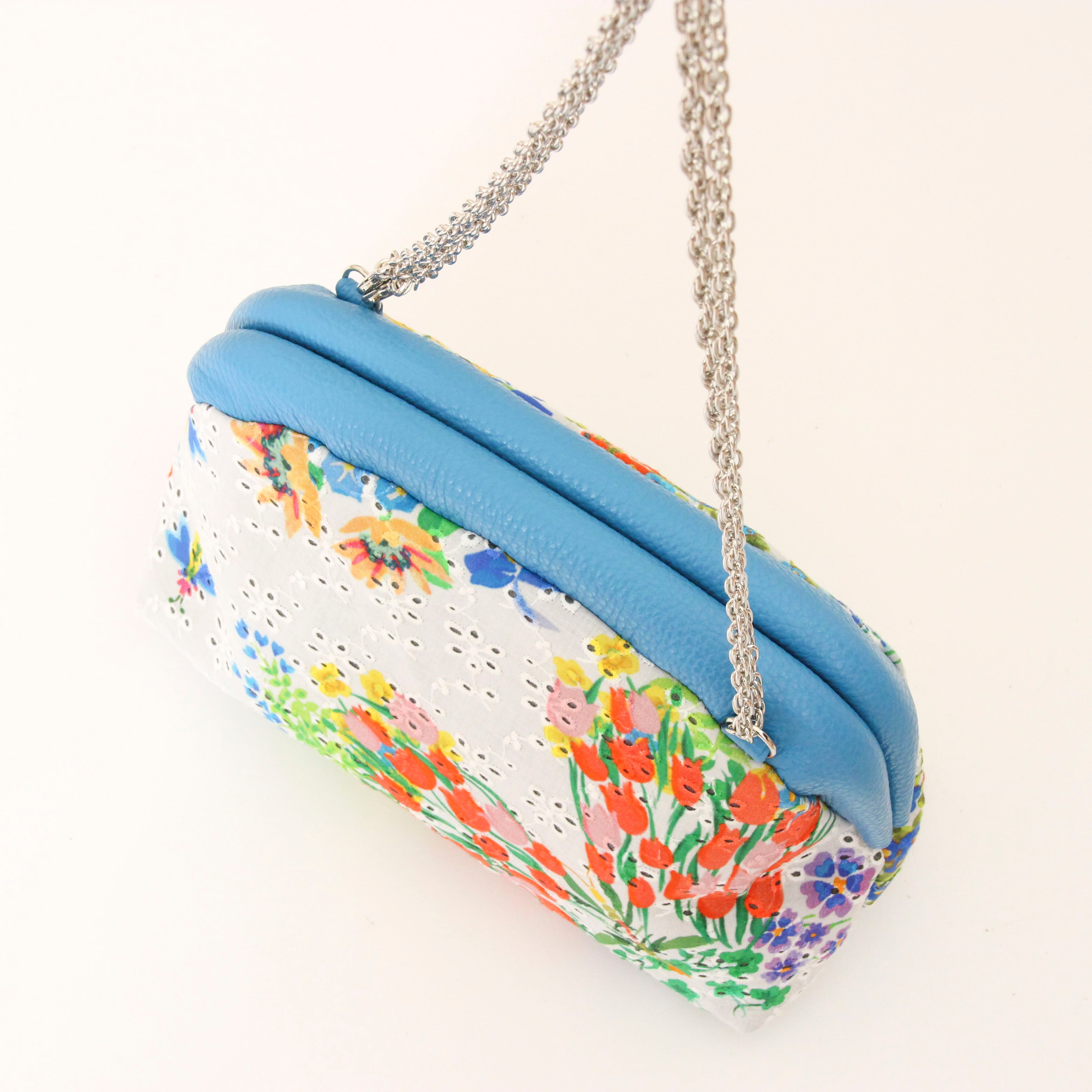 グッチフラワーレースXL / 口金ショルダーポーチM