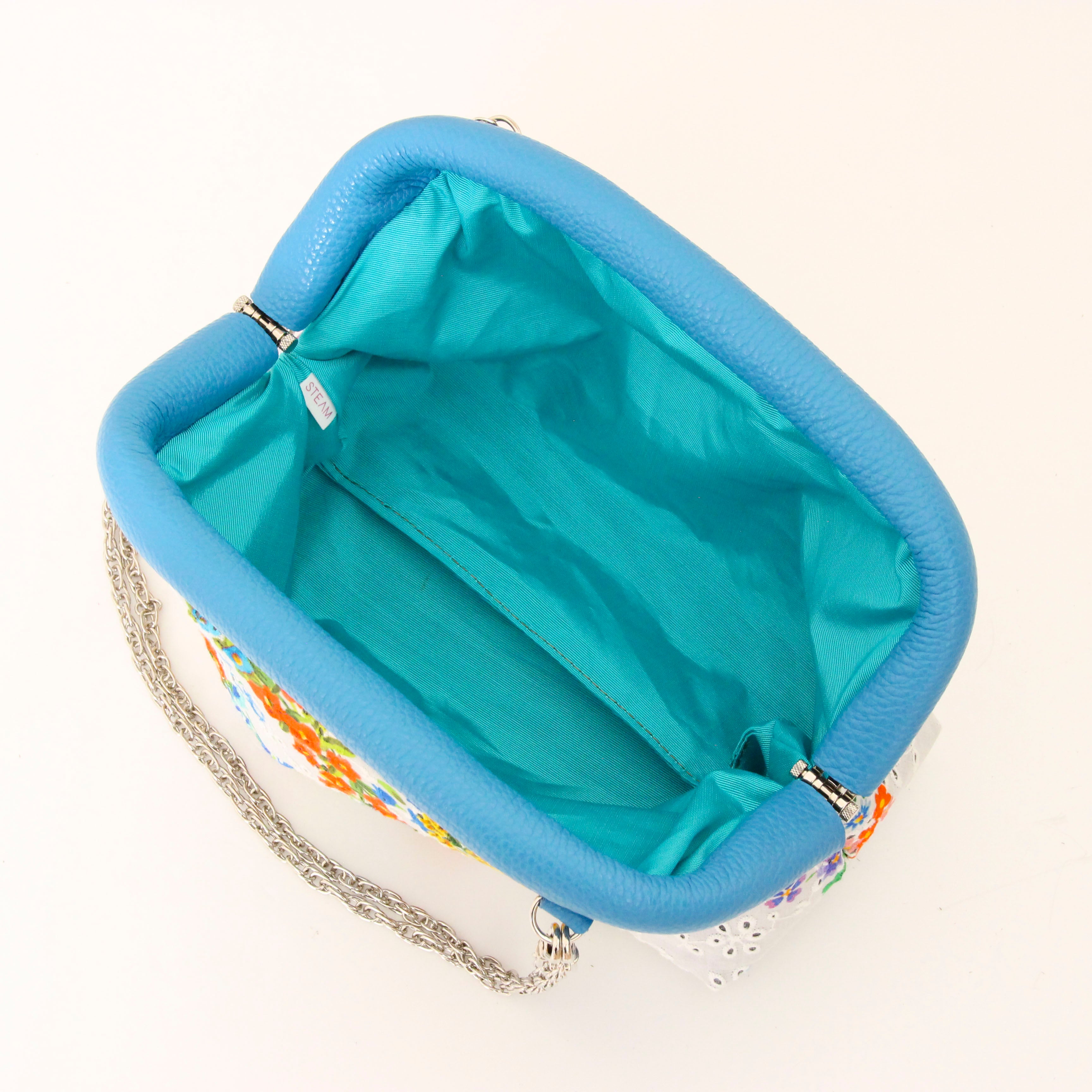 グッチフラワーレースXL / 口金ショルダーポーチM