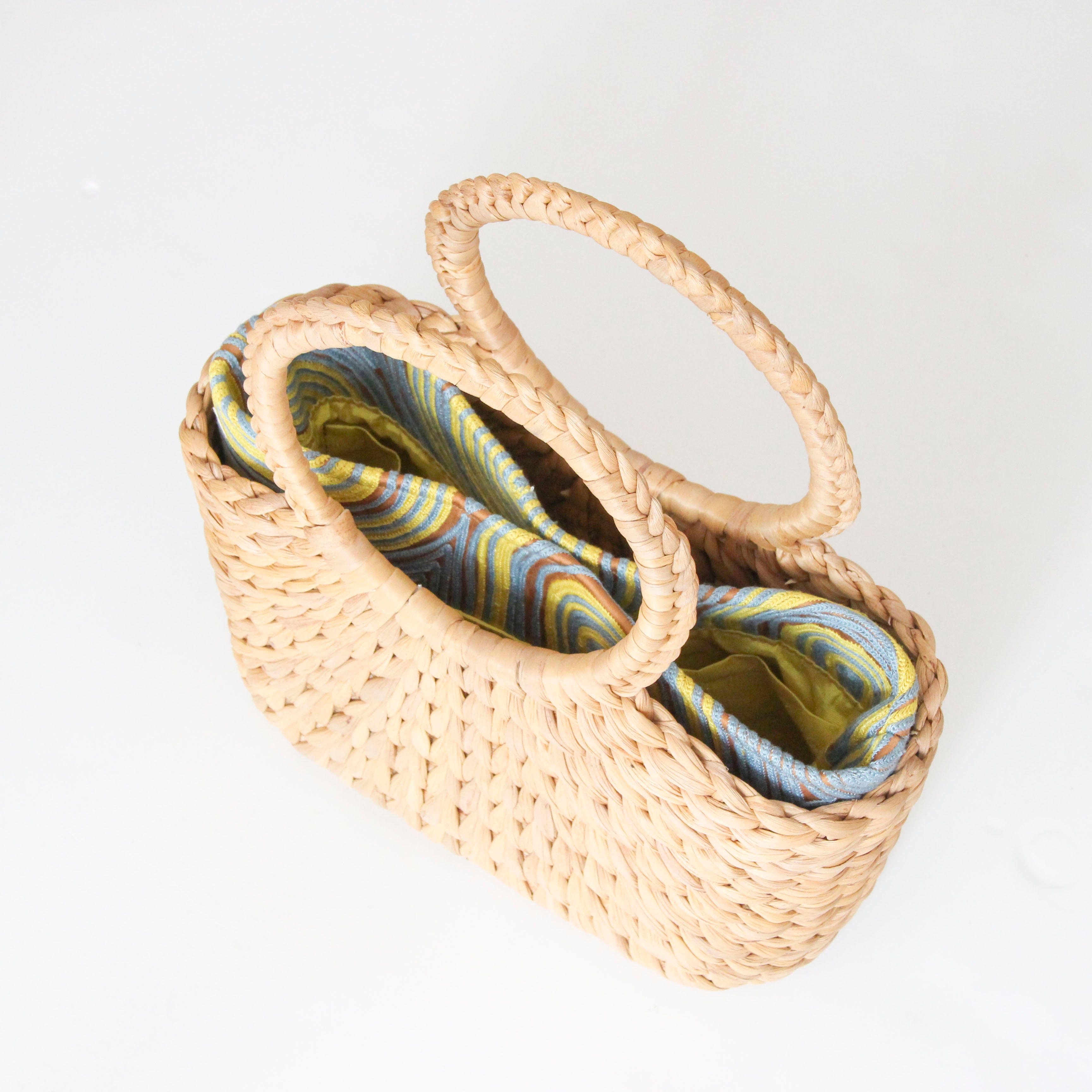 イエローブルーオーシャニー / インナーバッグ / かごバッグ Sサイズ用 / XXL