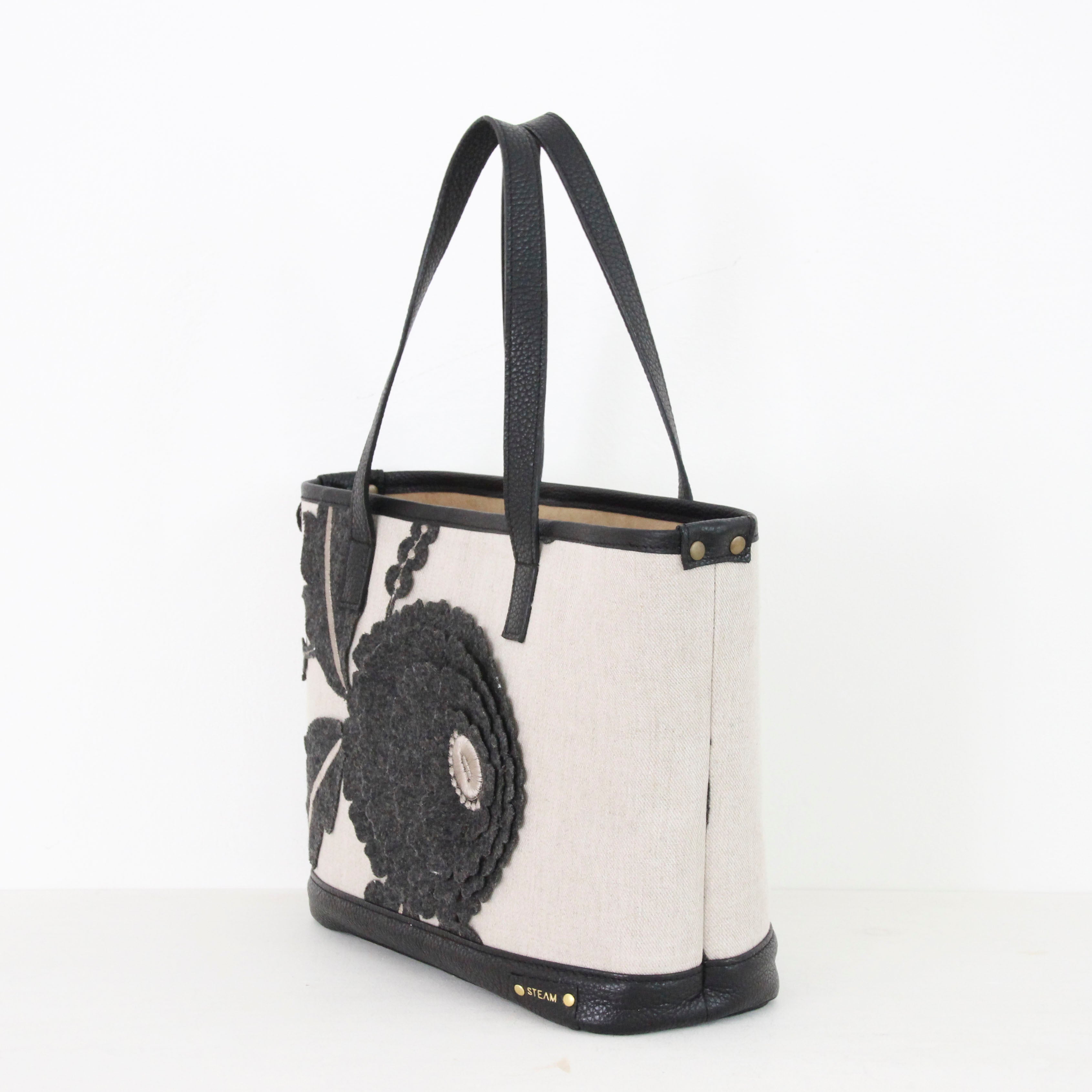 ビッグフラワーウールグレ― SXL / ノヴァトートM