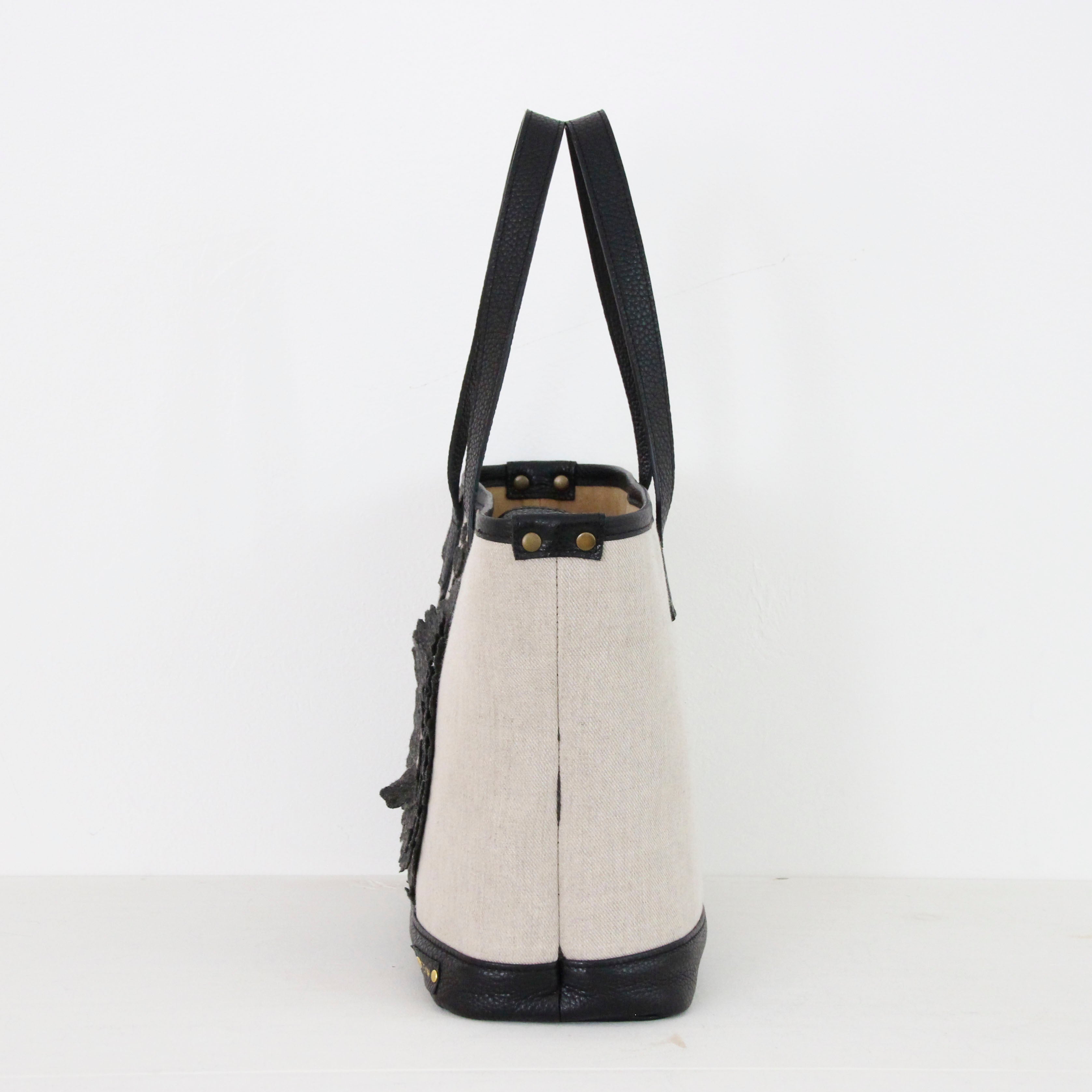 ビッグフラワーウールグレ― SXL / ノヴァトートM