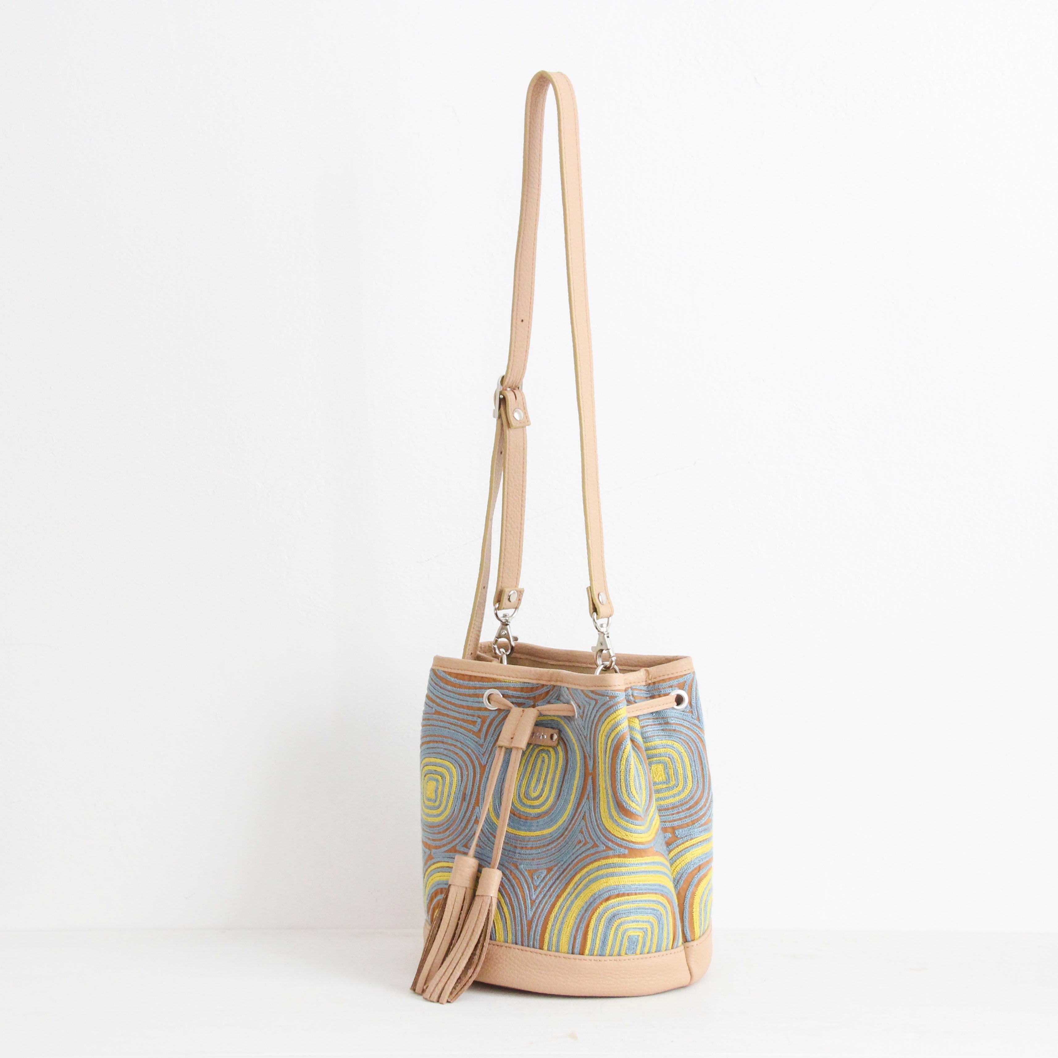 イエローブルーオーシャニー /バケットバッグS/XXL