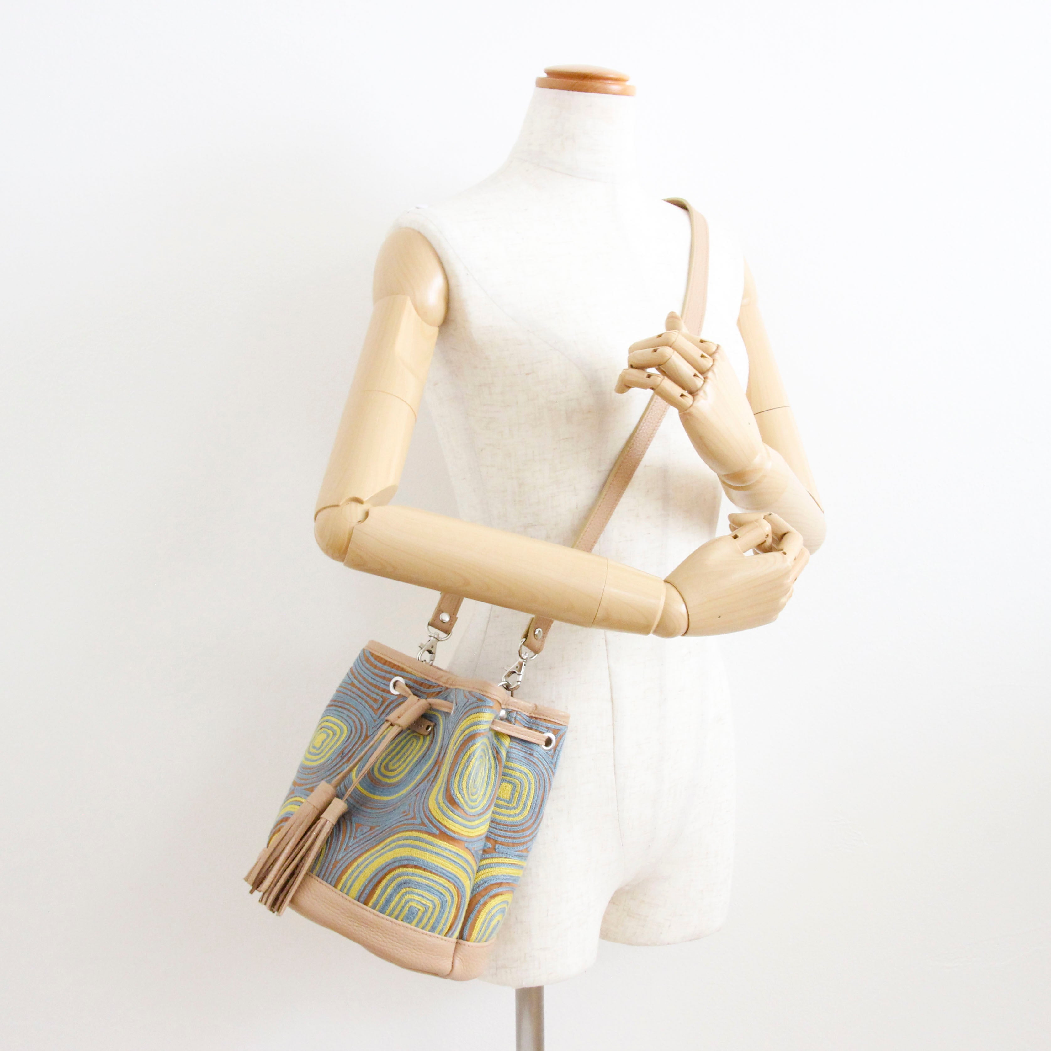 イエローブルーオーシャニー /バケットバッグS/XXL