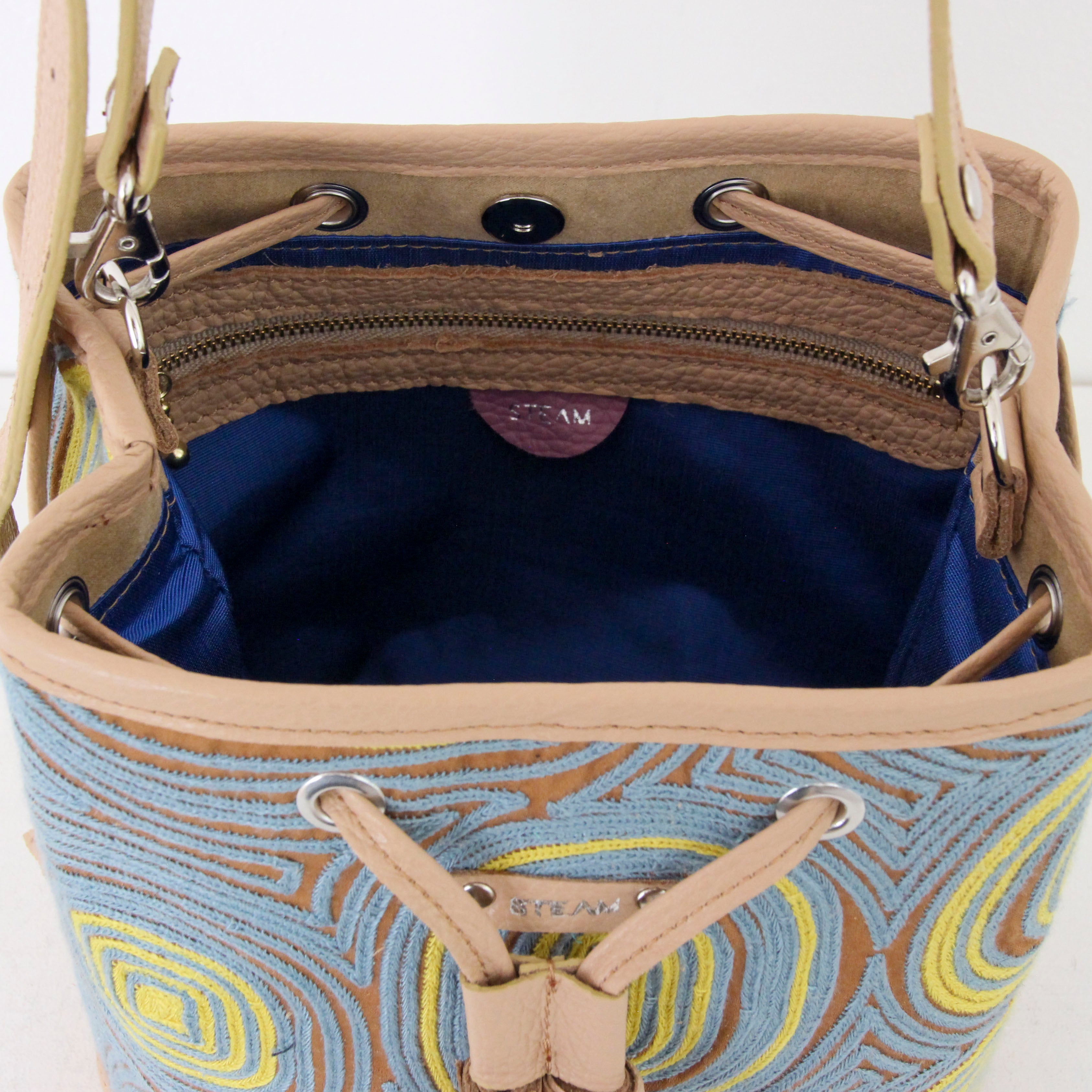 イエローブルーオーシャニー /バケットバッグS/XXL