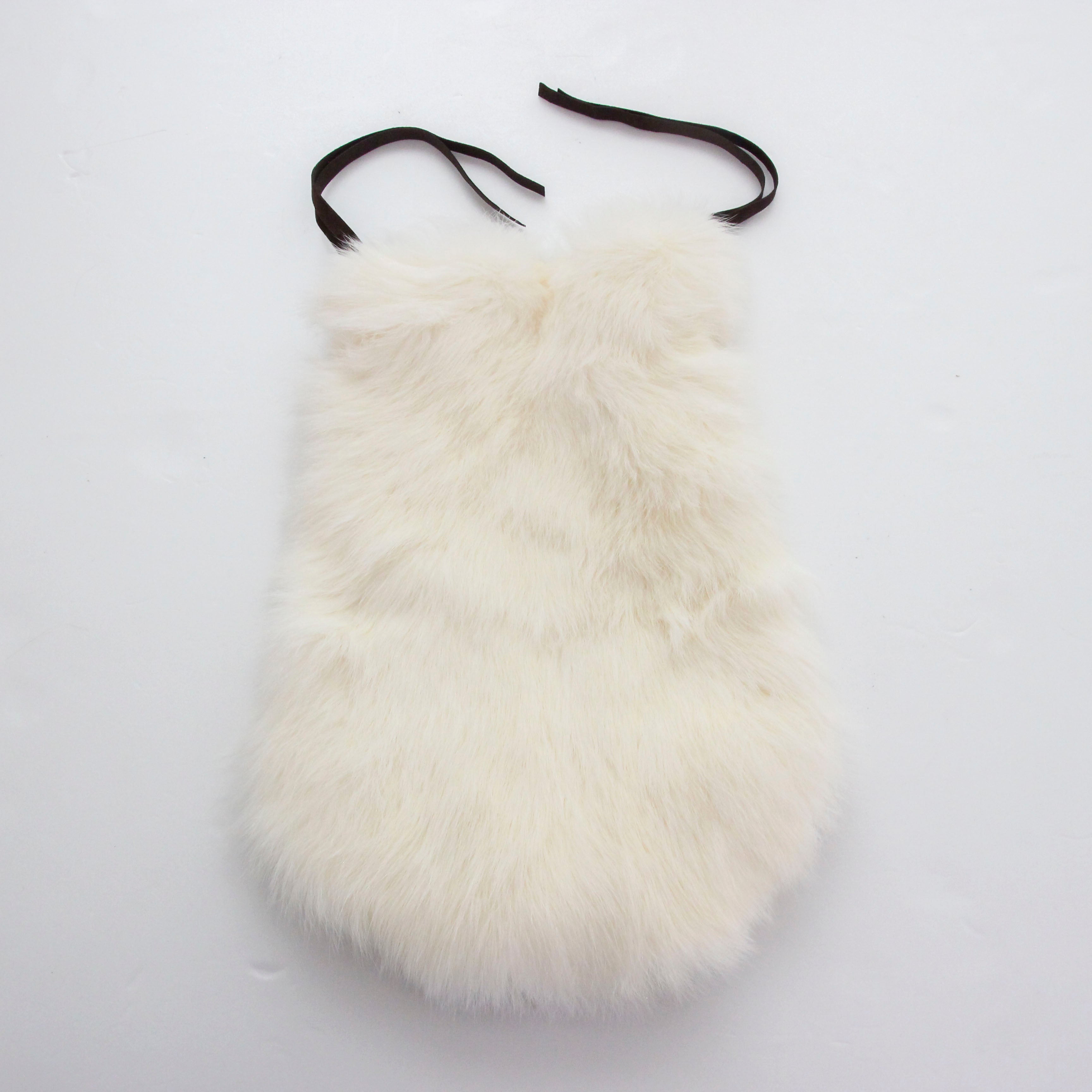 ラビット  ホワイト / ファーフラップ M