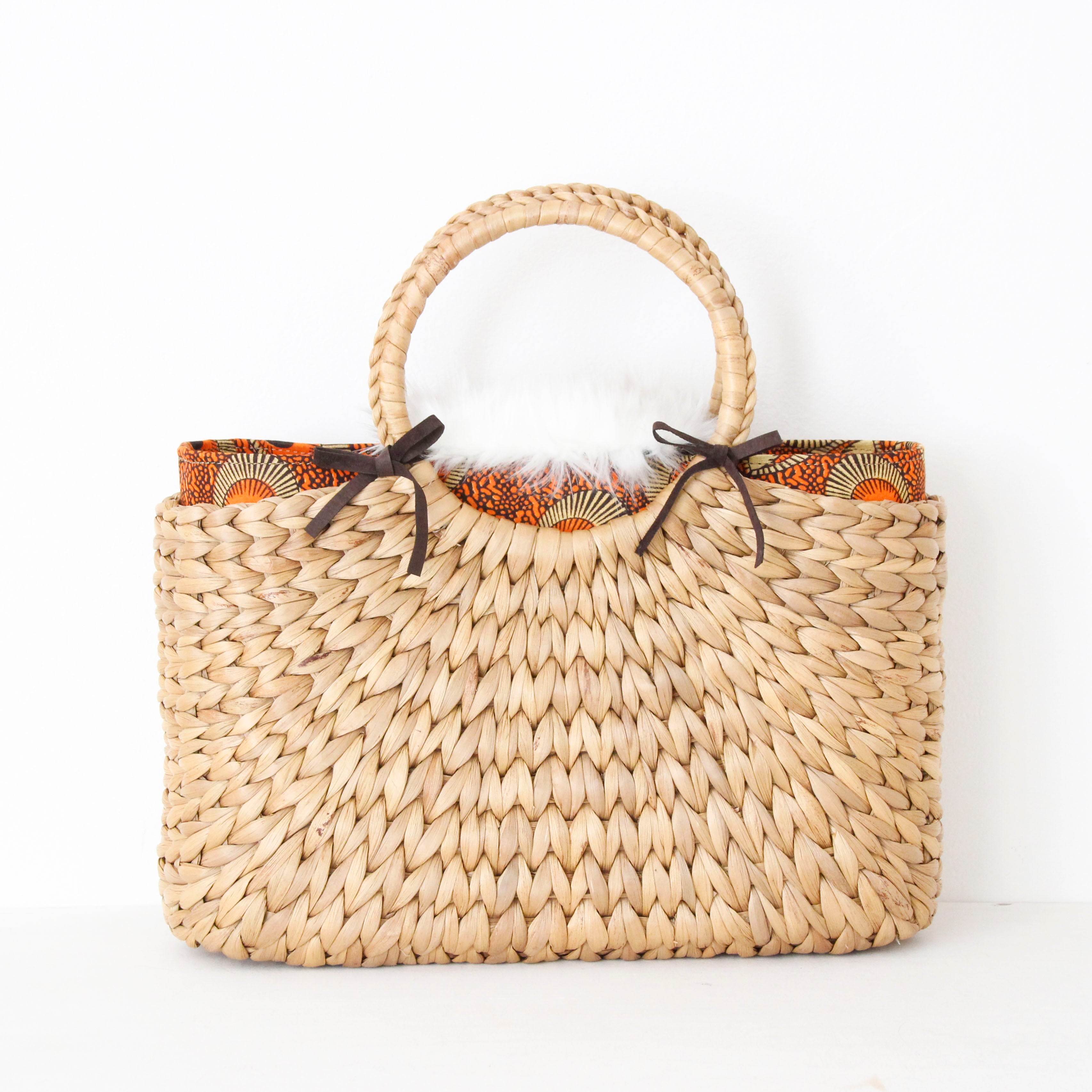 バンビ グレー×ホワイト / エコファーフラップM