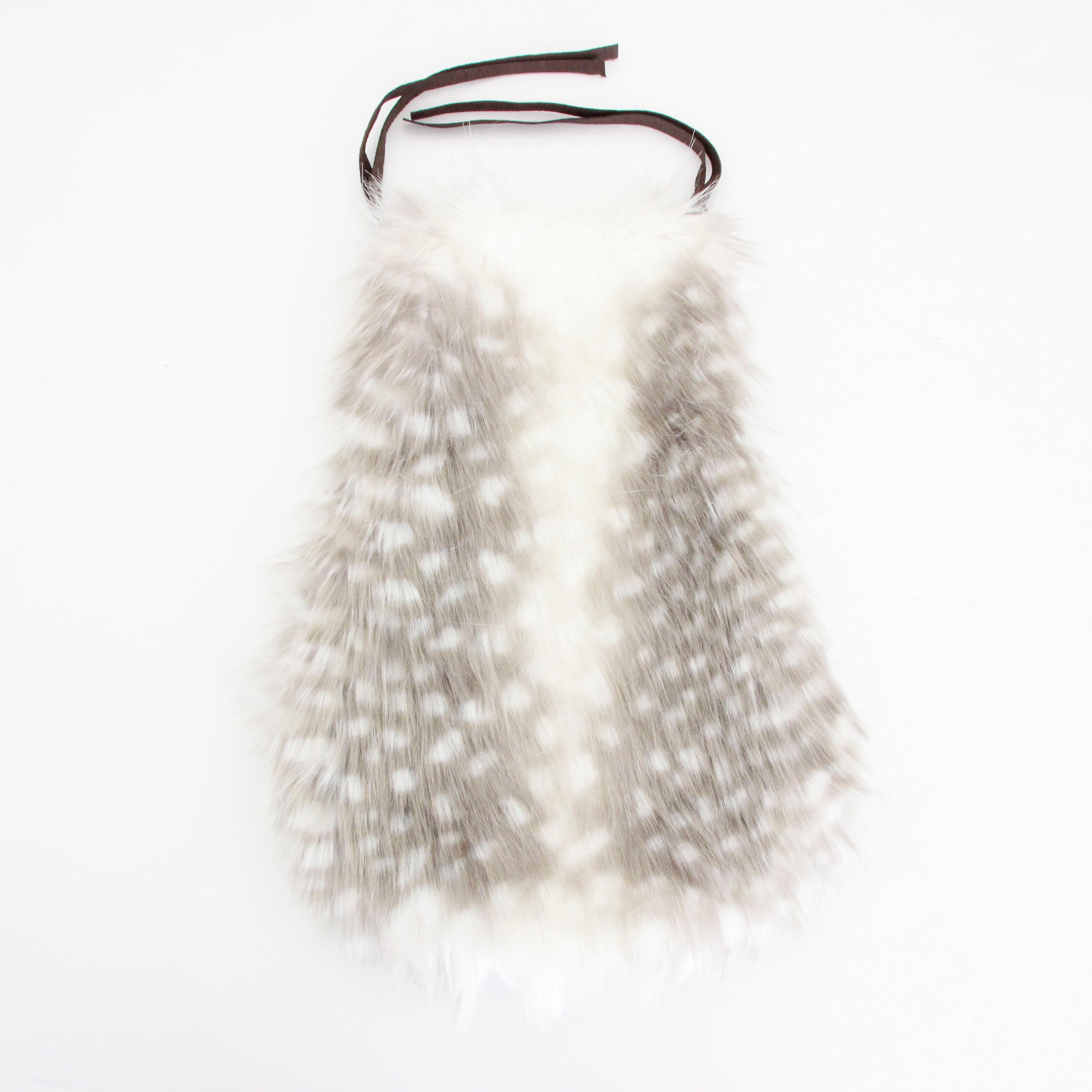 バンビ グレー×ホワイト / エコファーフラップM