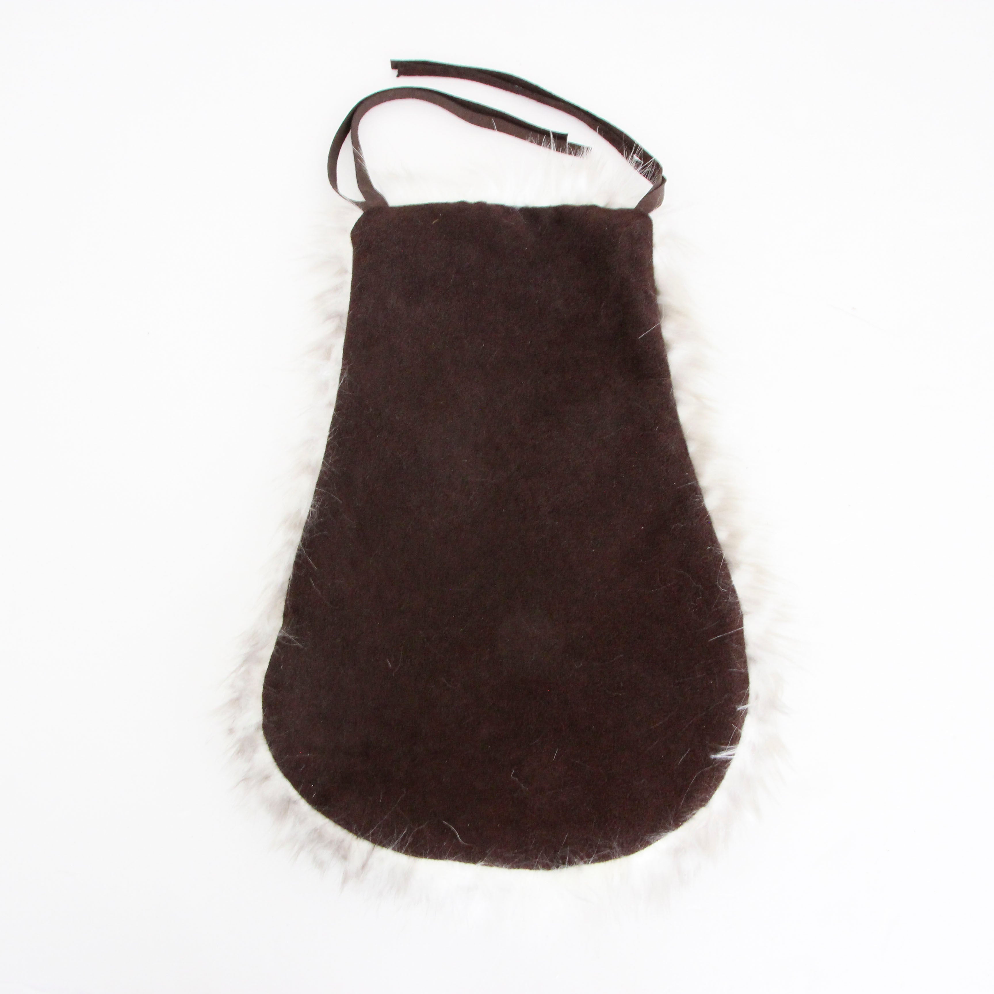 バンビ グレー×ホワイト / エコファーフラップM