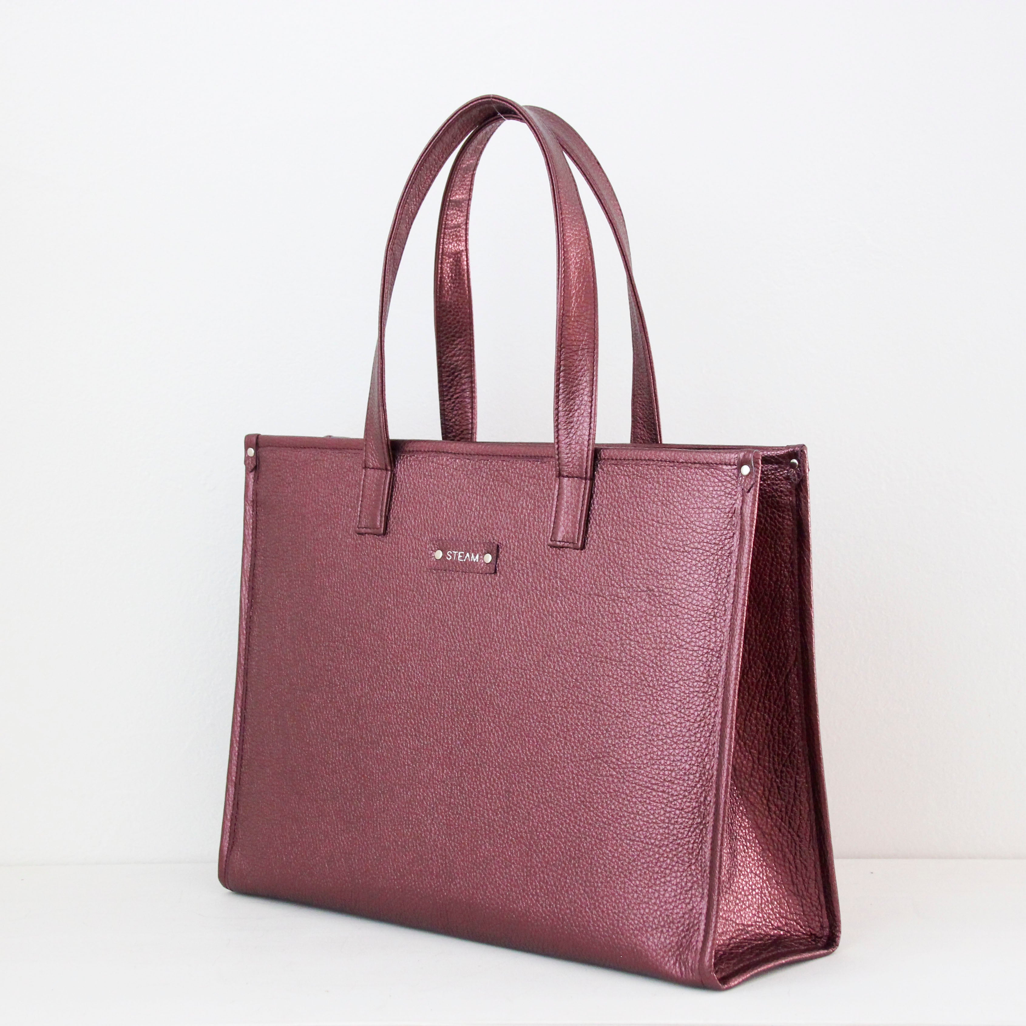 アメジストシマ― LXL / バーティカルトート ワイドL