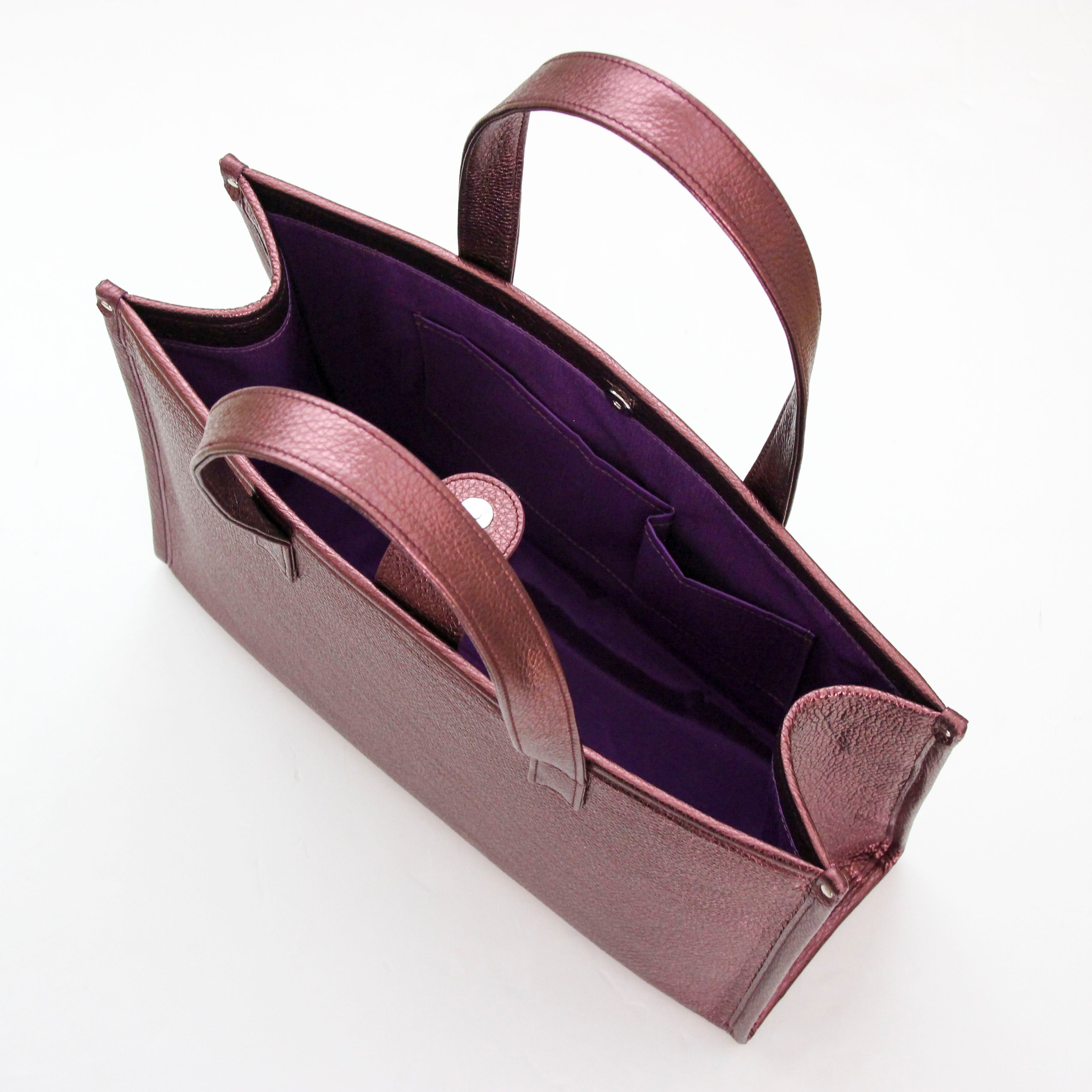 アメジストシマ― LXL / バーティカルトート ワイドL