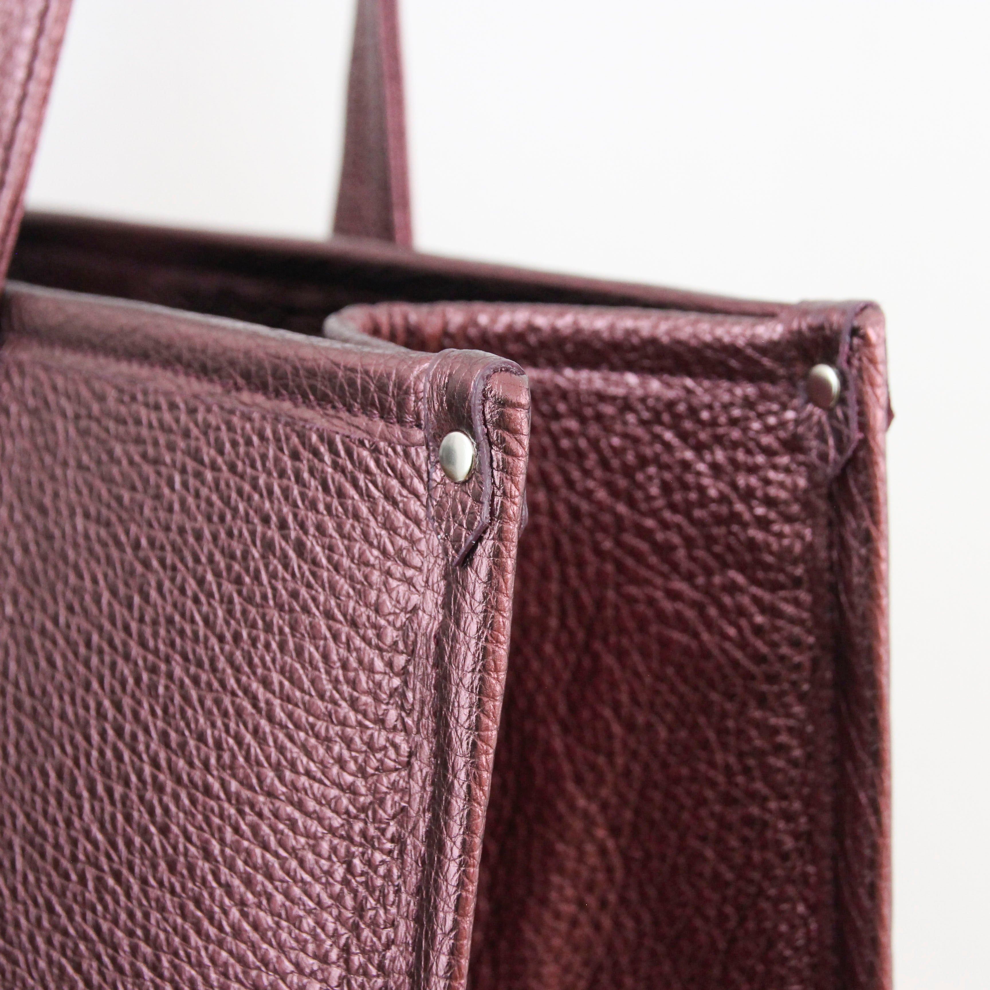 アメジストシマ― LXL / バーティカルトート ワイドL