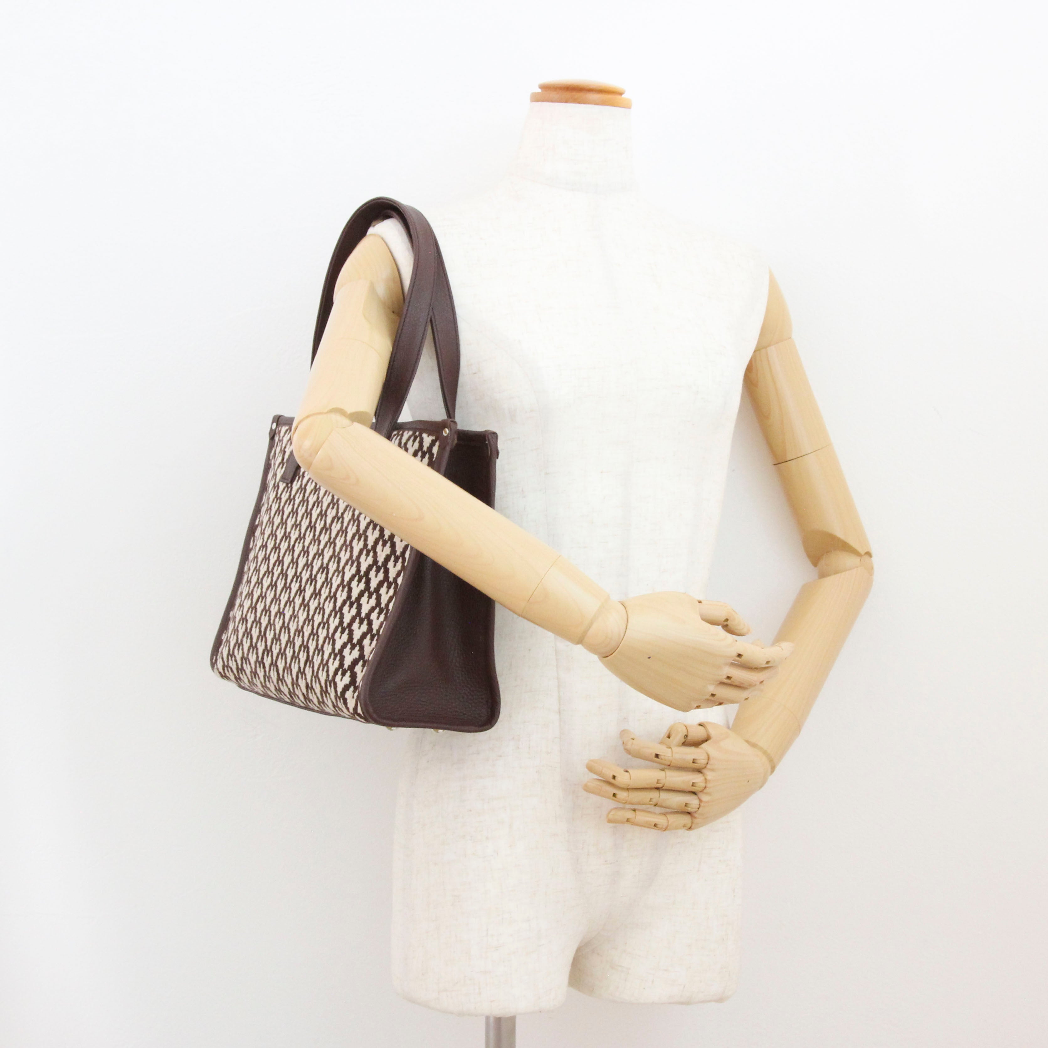 ラファーノ チョコ×ナチュラル×ミルクチョコ SXL / バーティカルトート ワイドM